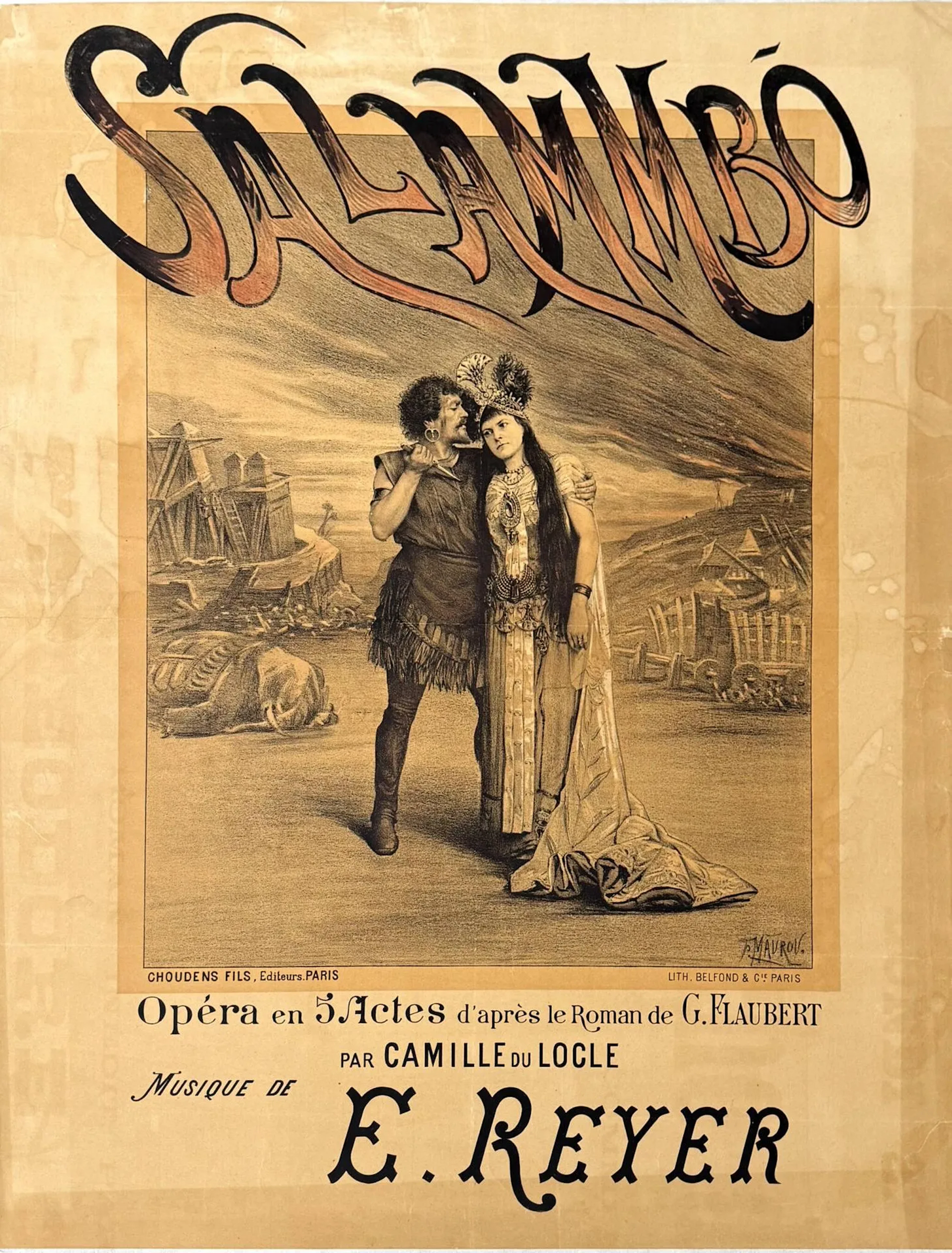 MAUROU, P. *Salambo*. An opera in 5 acts based on the novel - Lot 66