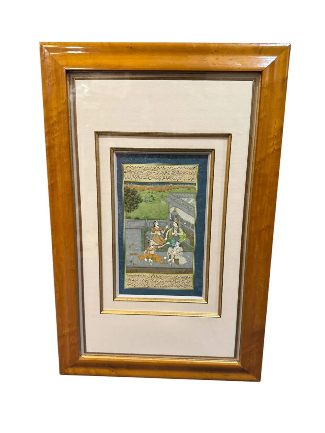Scène galante sur la terrasse d'un palais, India, Mughal sty - Lot 218
