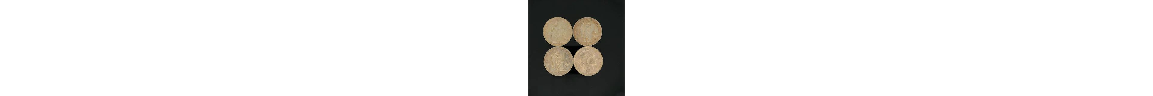 Set of 4 gold coins (900) consisting of: - Lot 2