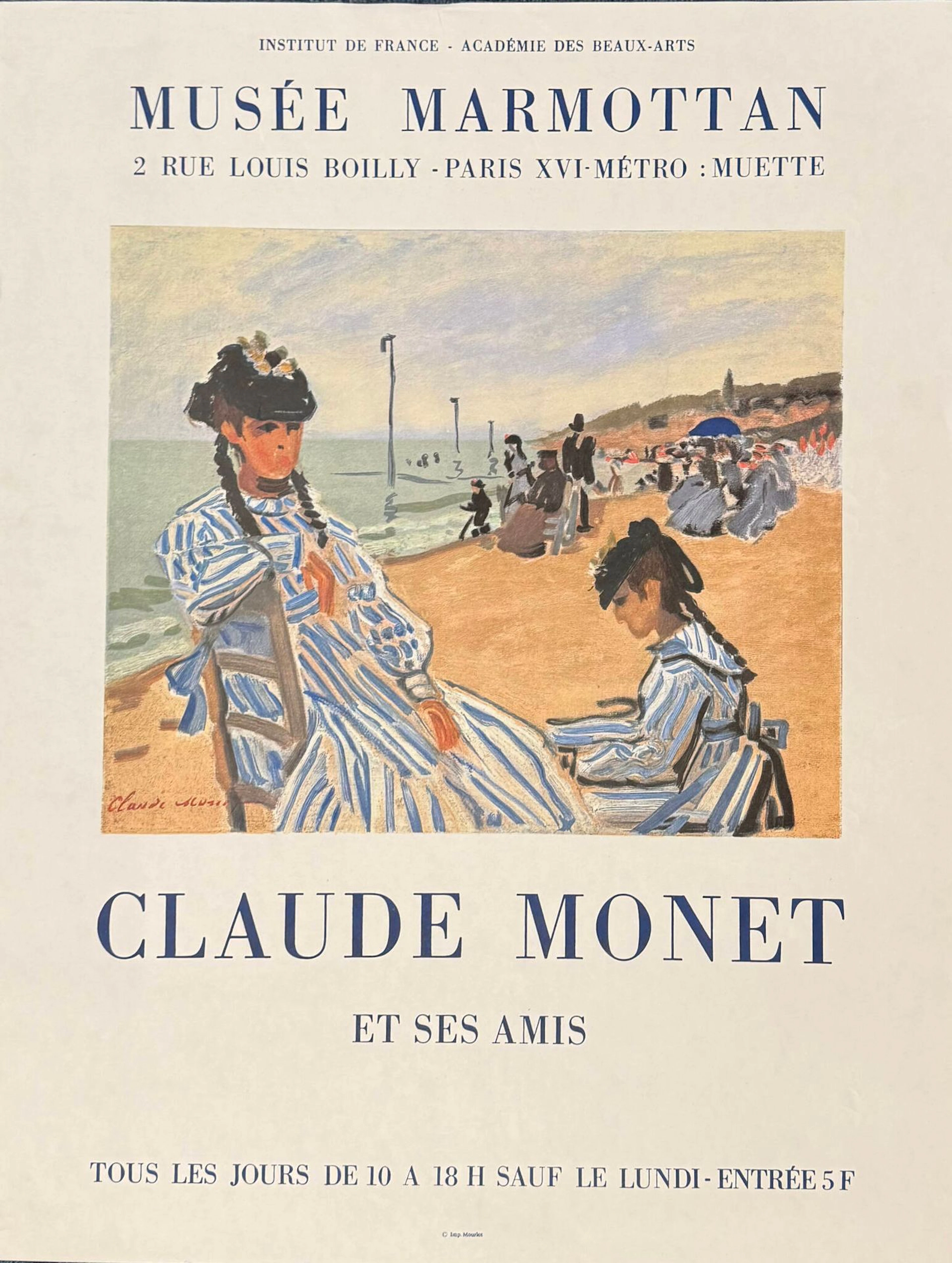 Claude MONET (1840–1926), attributed to, exhibition poster, - Lot 24