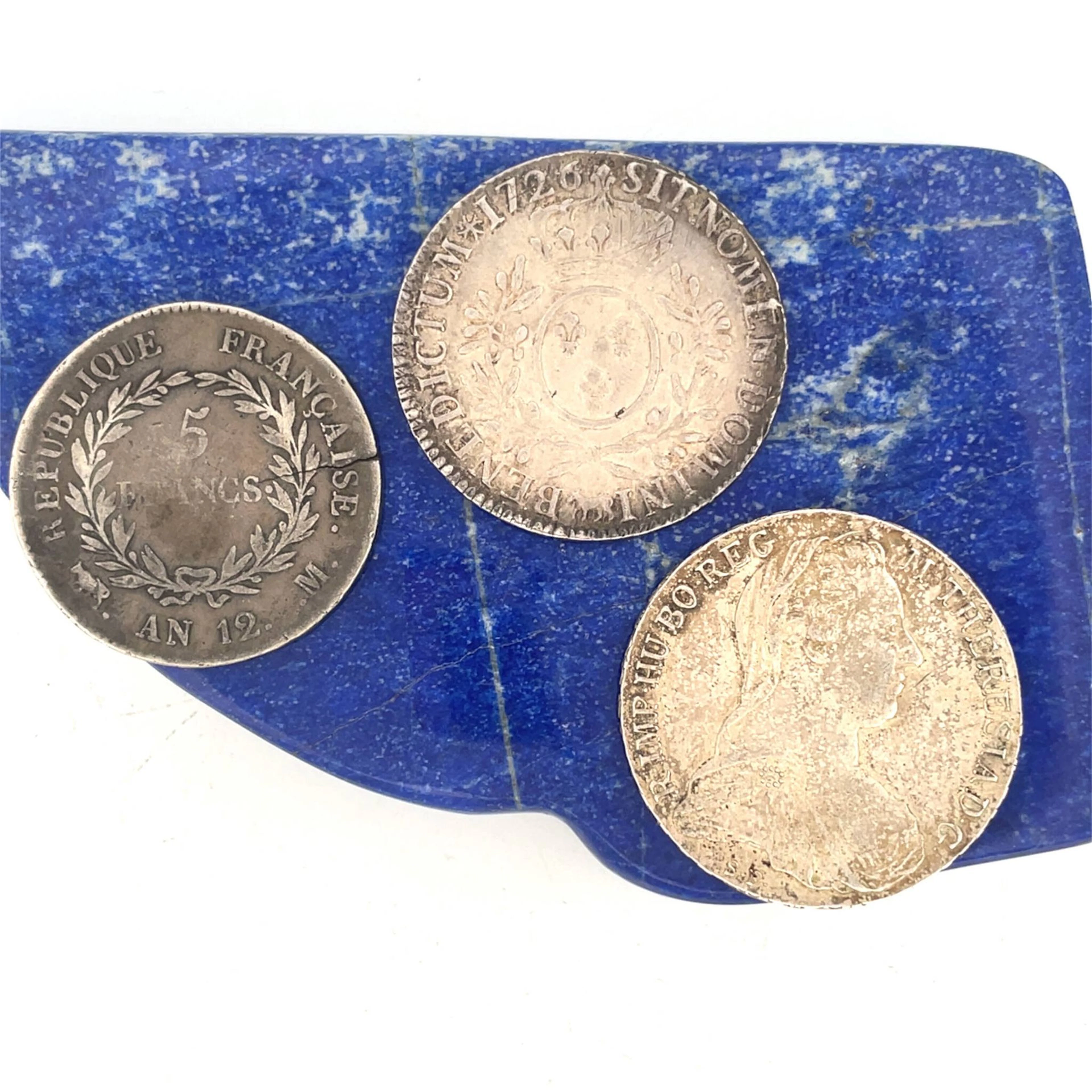 Set of three silver coins (min. 900) consisting of: - Lot 82