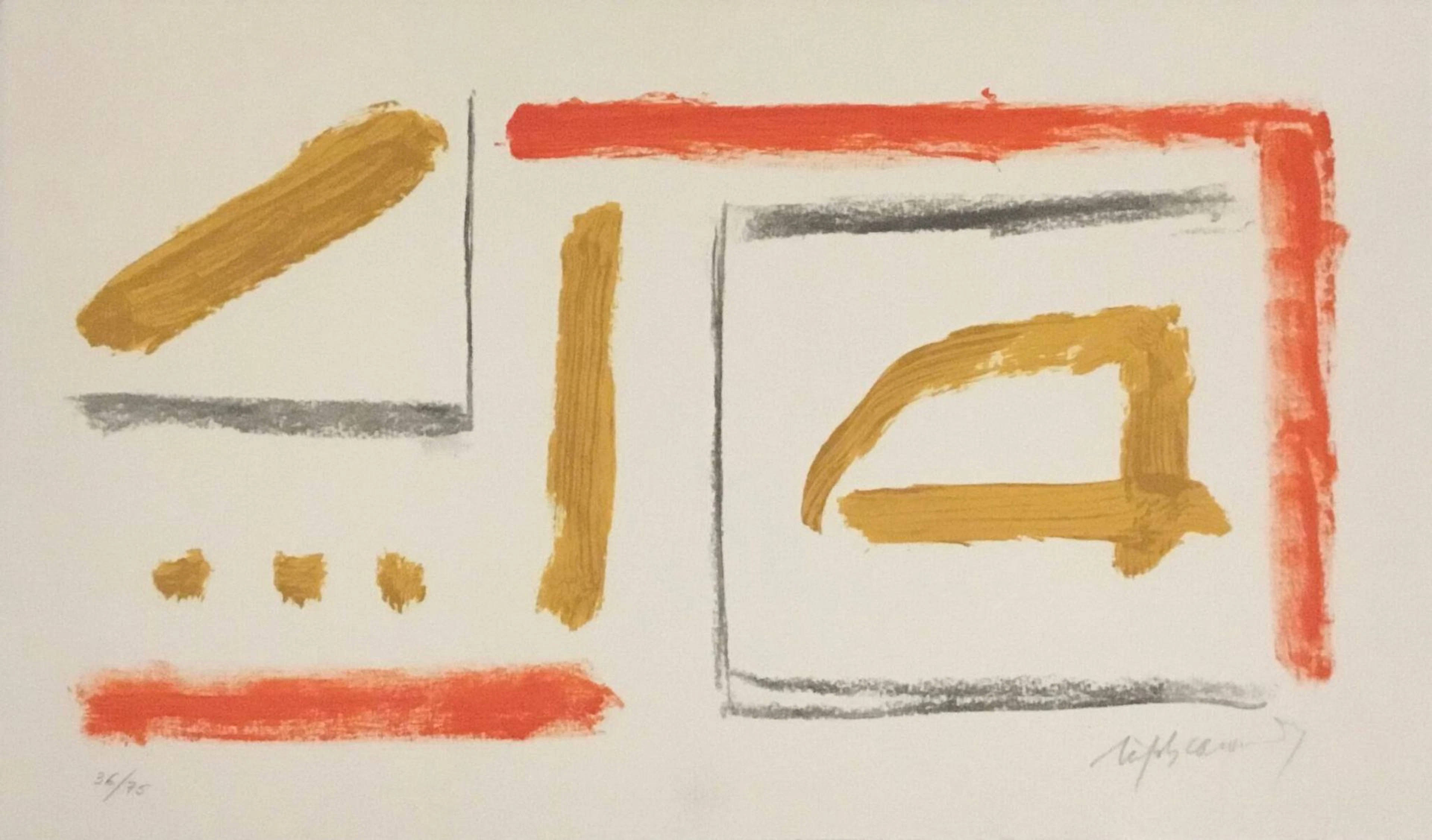 CASAMADA RAFOLS, Albert. Lithograph signed in the lower righ - Lot 209