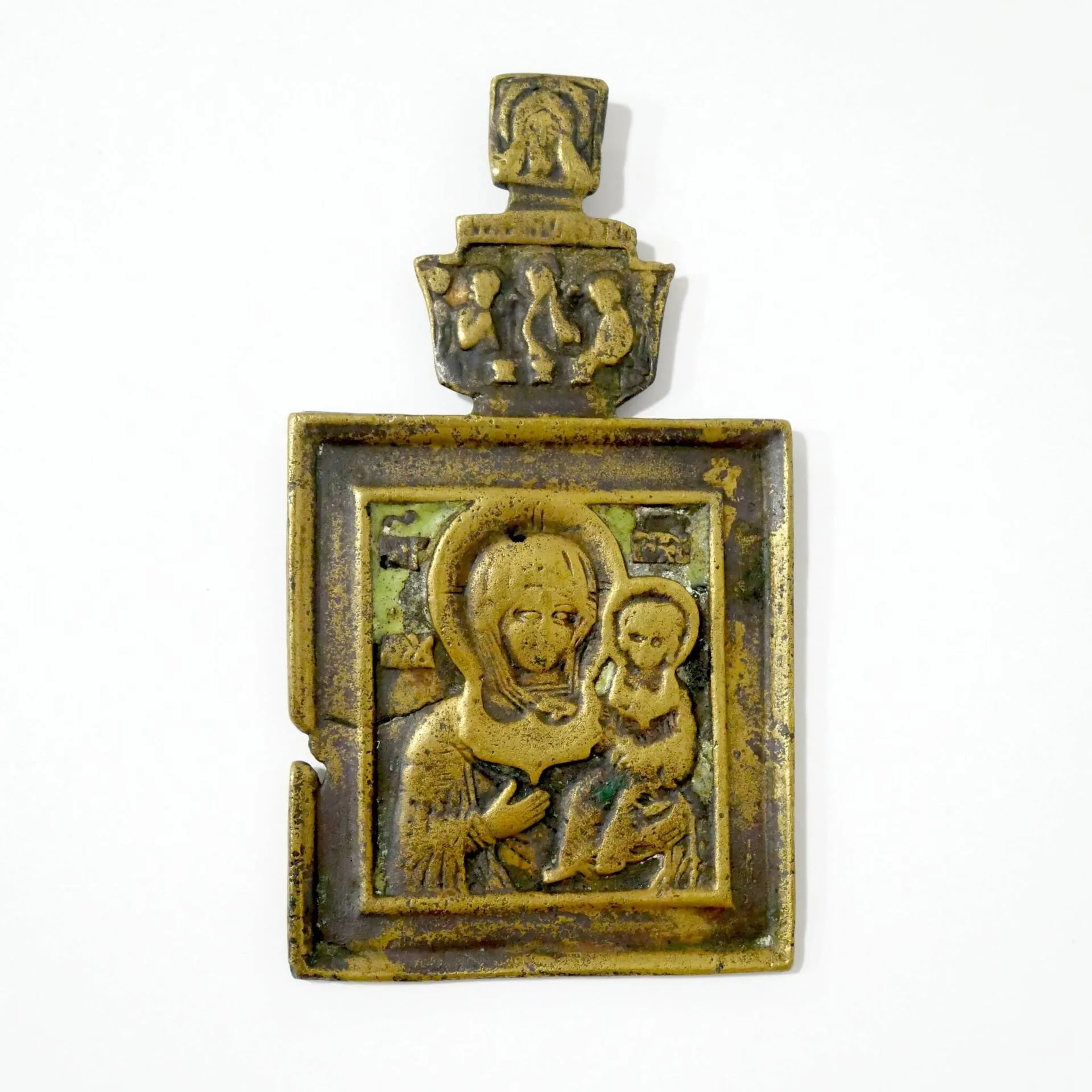 Bronze icon of the Mother of God of Smolensk - Lot 99