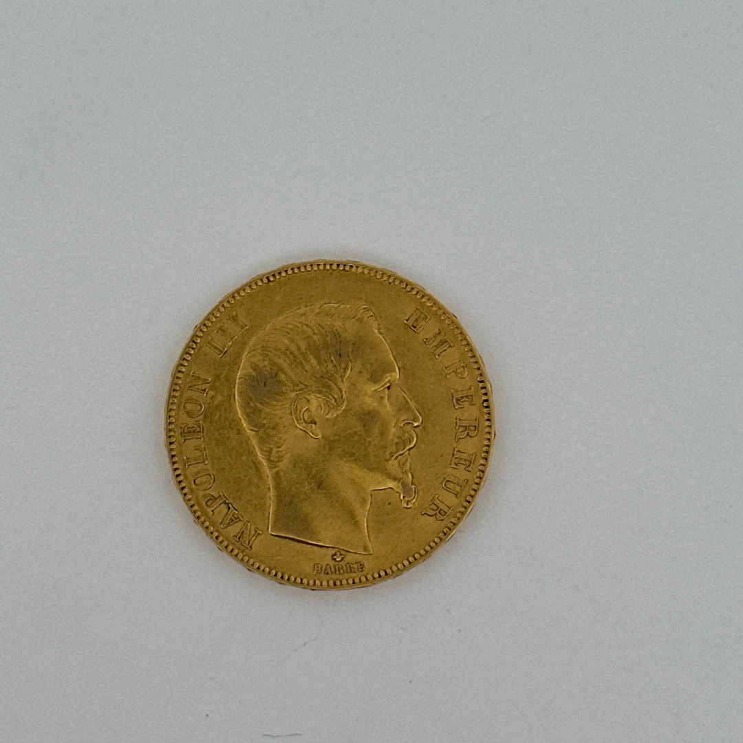 Napoleon III, 50-franc gold coin, 1859 BB. - Lot 75