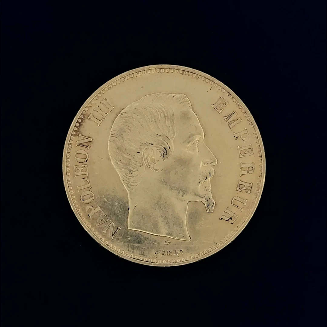 Napoleon III - 100 Francs gold - Uncirculated - 1855 A - Lot 128