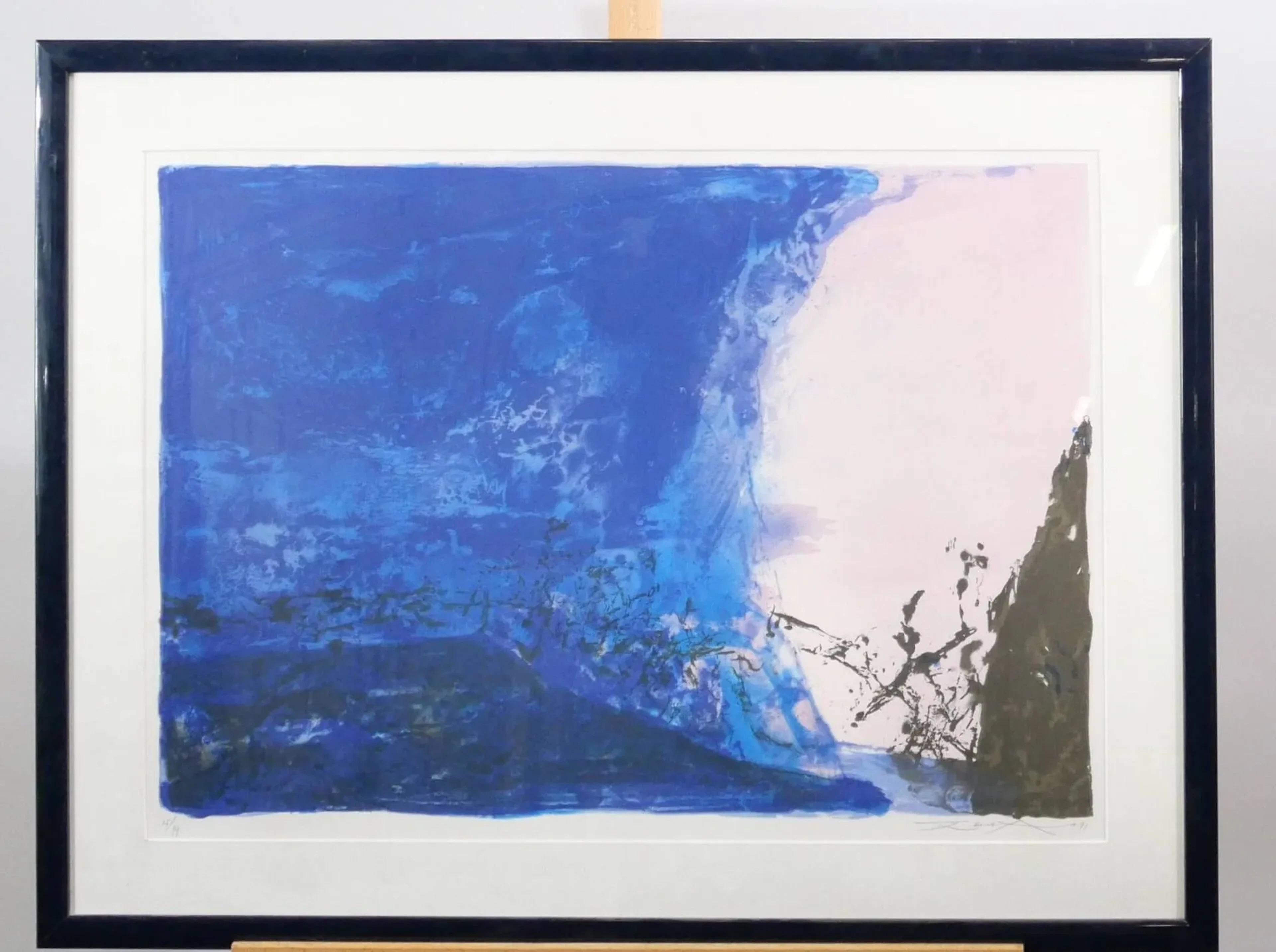 ZAO WOU-KI. Lithograph 353. 1991. - Lot 176