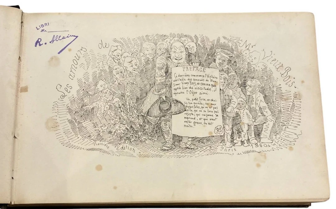 [TÖPFFER]. Les Amours de Mr Vieux Bois. Paris, 1860. In-8 ob - Lot 453