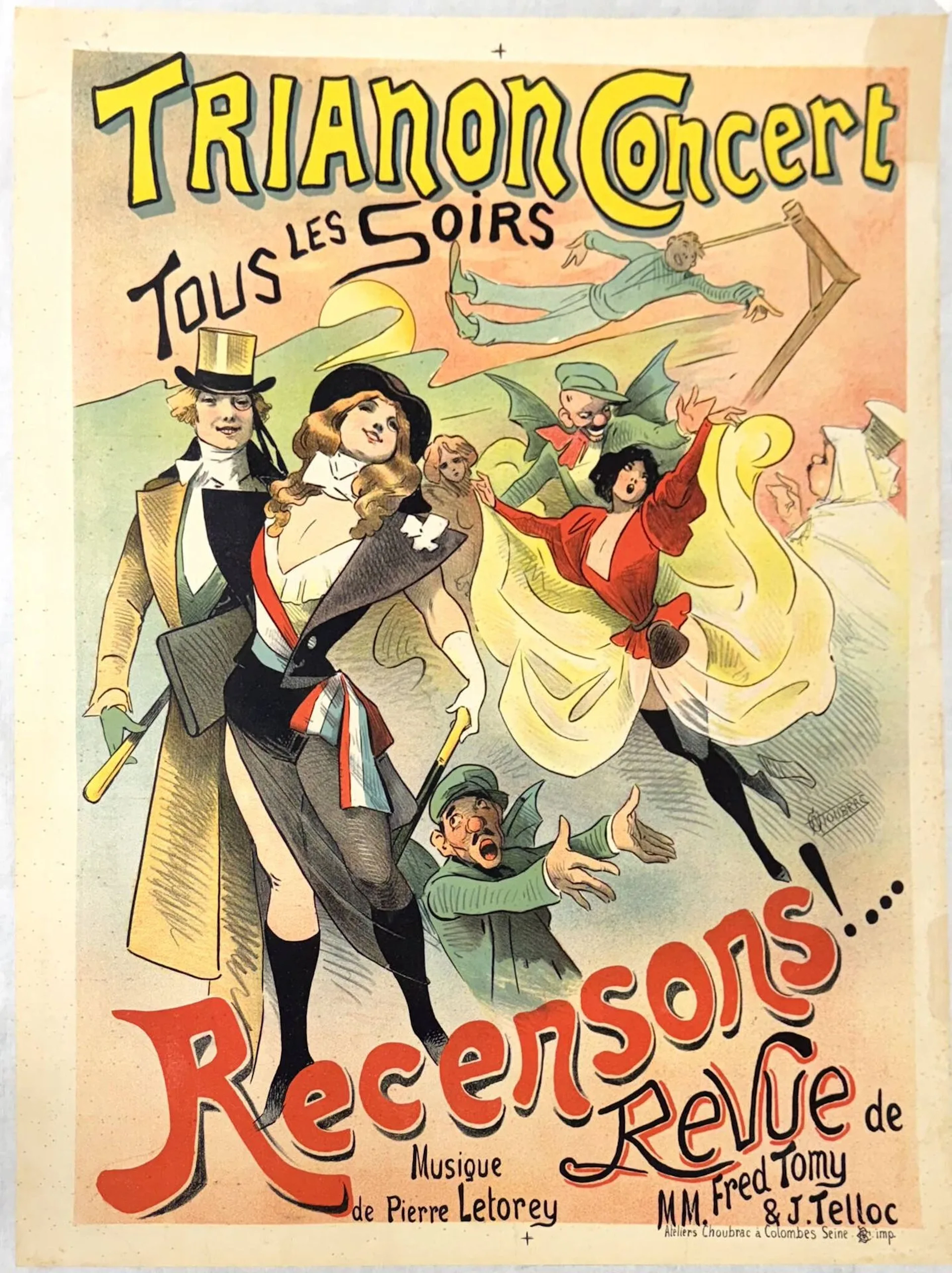 CHOUBRAC, Alfred. Trianon Concert. Every Evening. Let’s Take - Lot 69