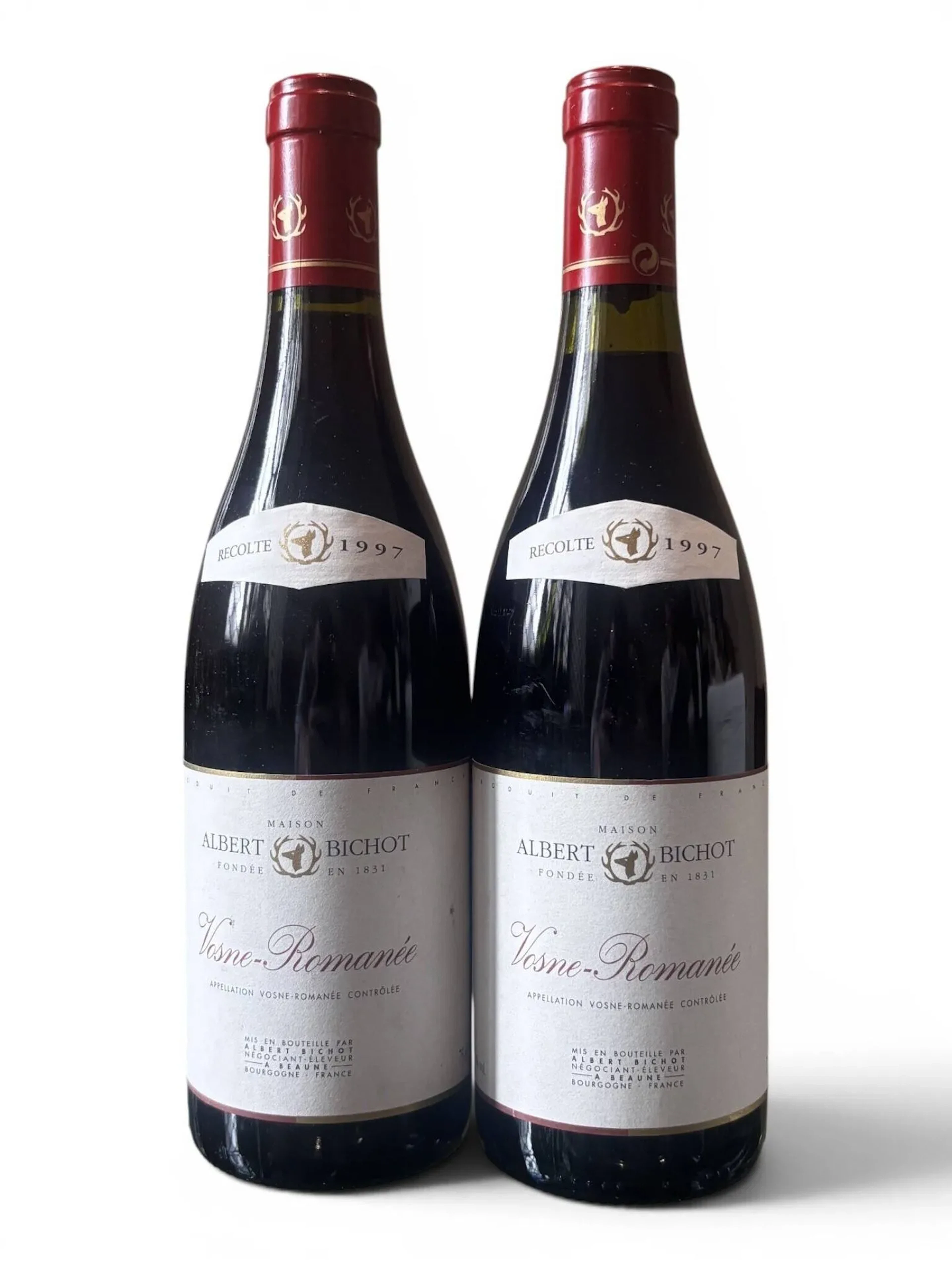 2 Bottles of VOSNE ROMANEE 1997 - Albert BICHOT - Lot 46
