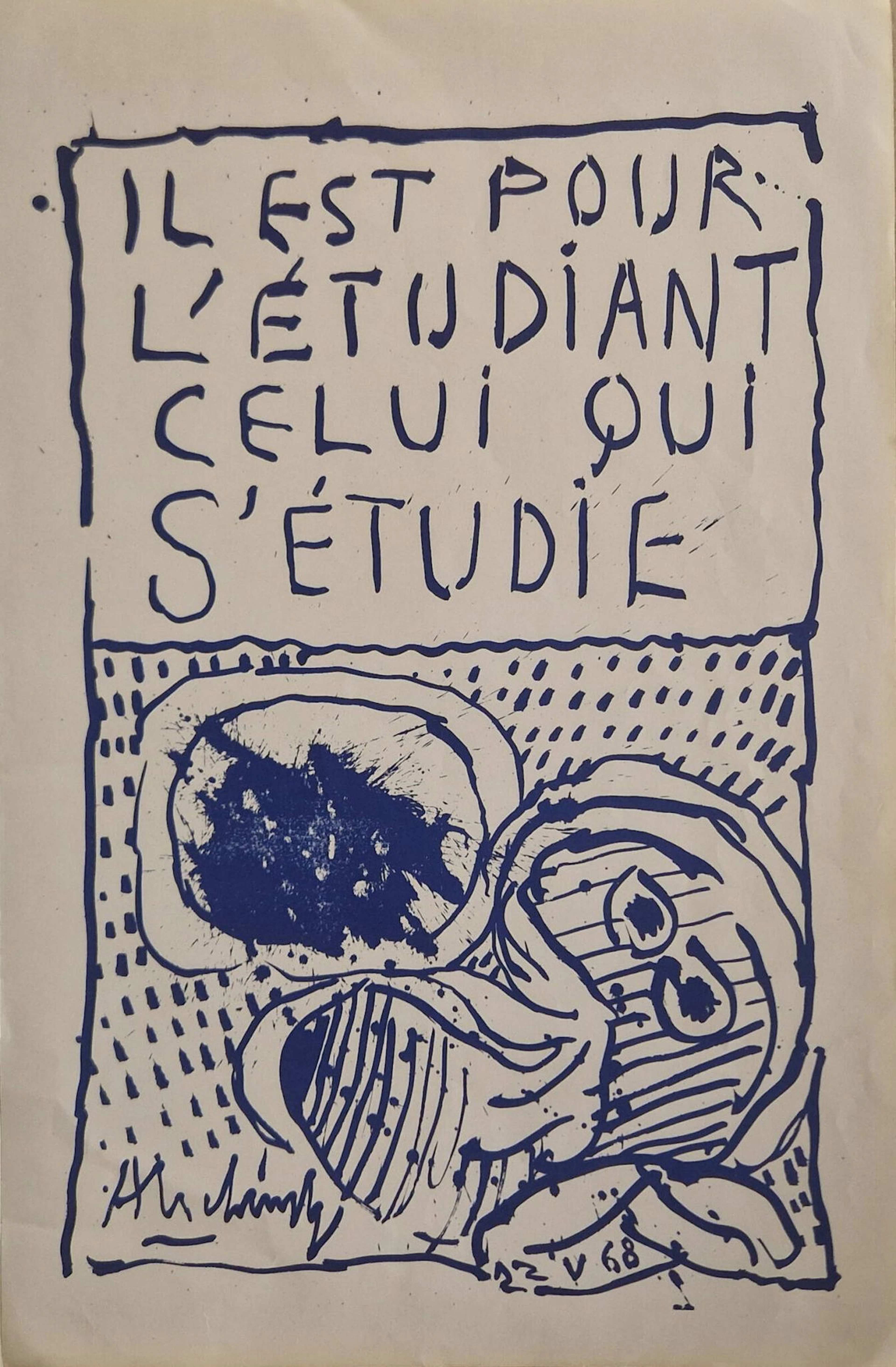 MAY 68 - POSTER - Lot 58