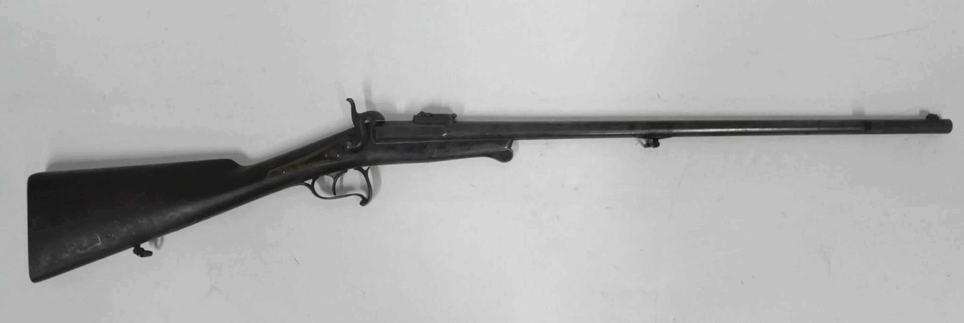 Hunting shotgun for pin-fire ammunition. - Lot 3