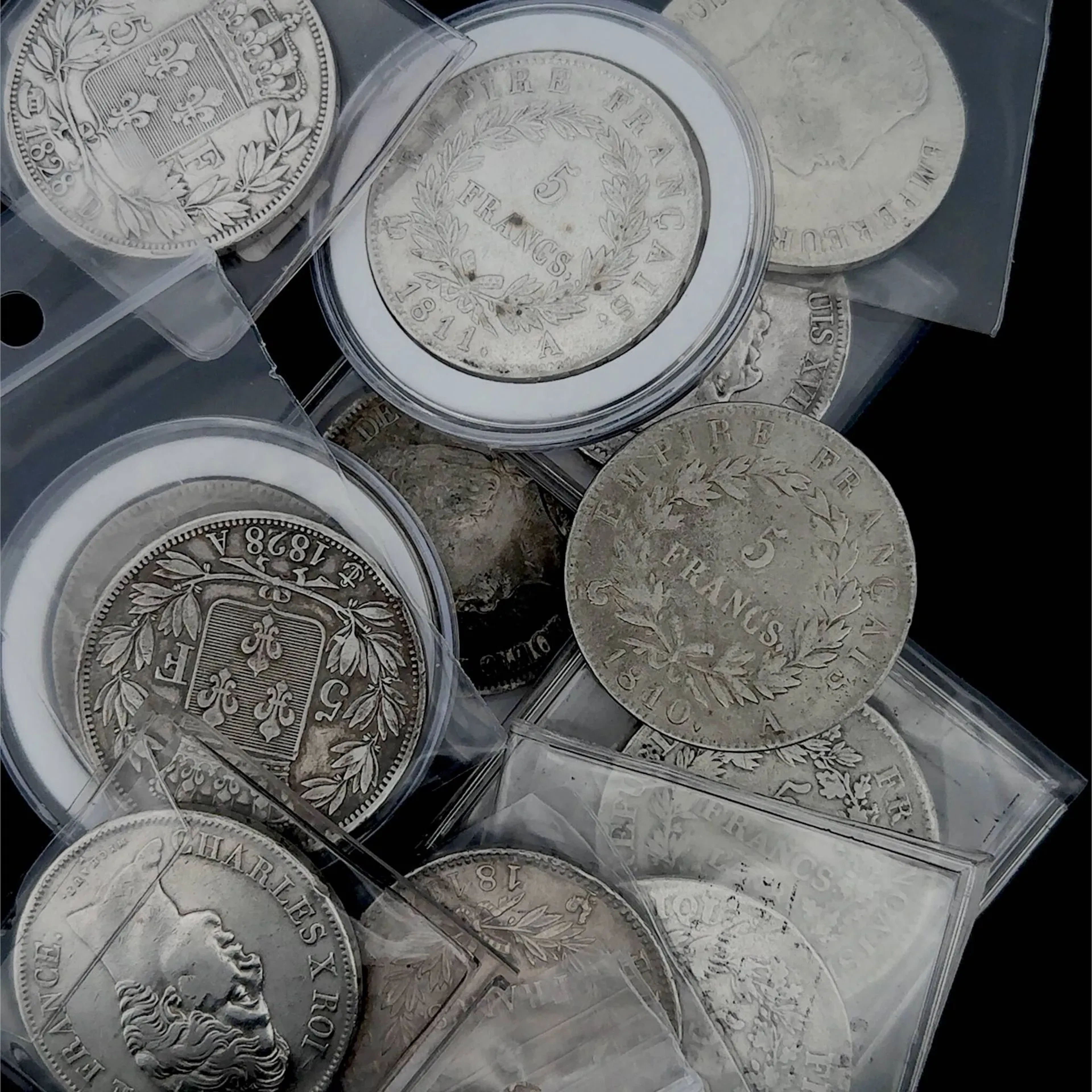 Set of 18 5-franc silver coins, from Louis-Philippe to the T - Lot 150