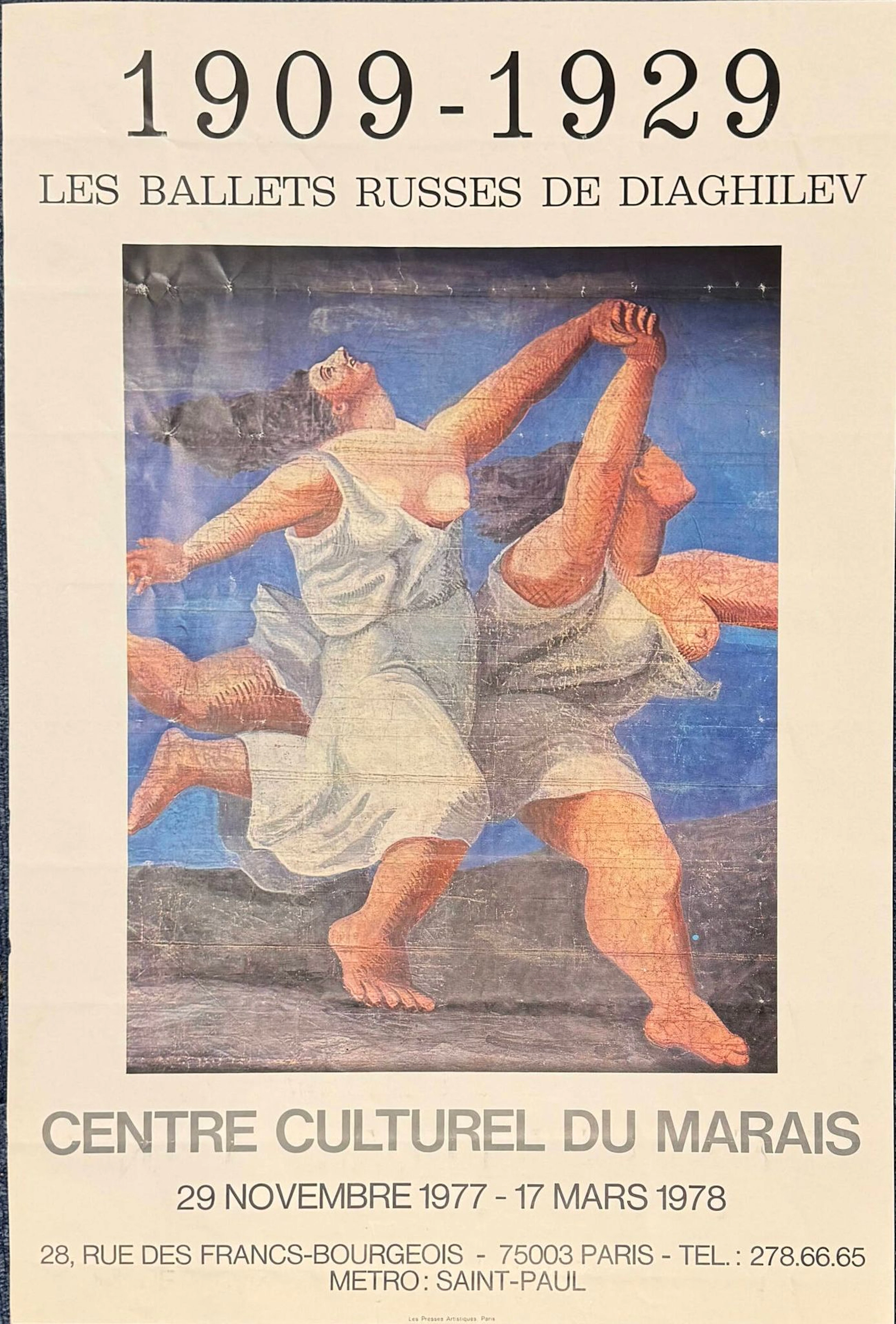 DIAGHILEV (de) Serge (1872–1929), exhibition poster, Marais - Lot 22