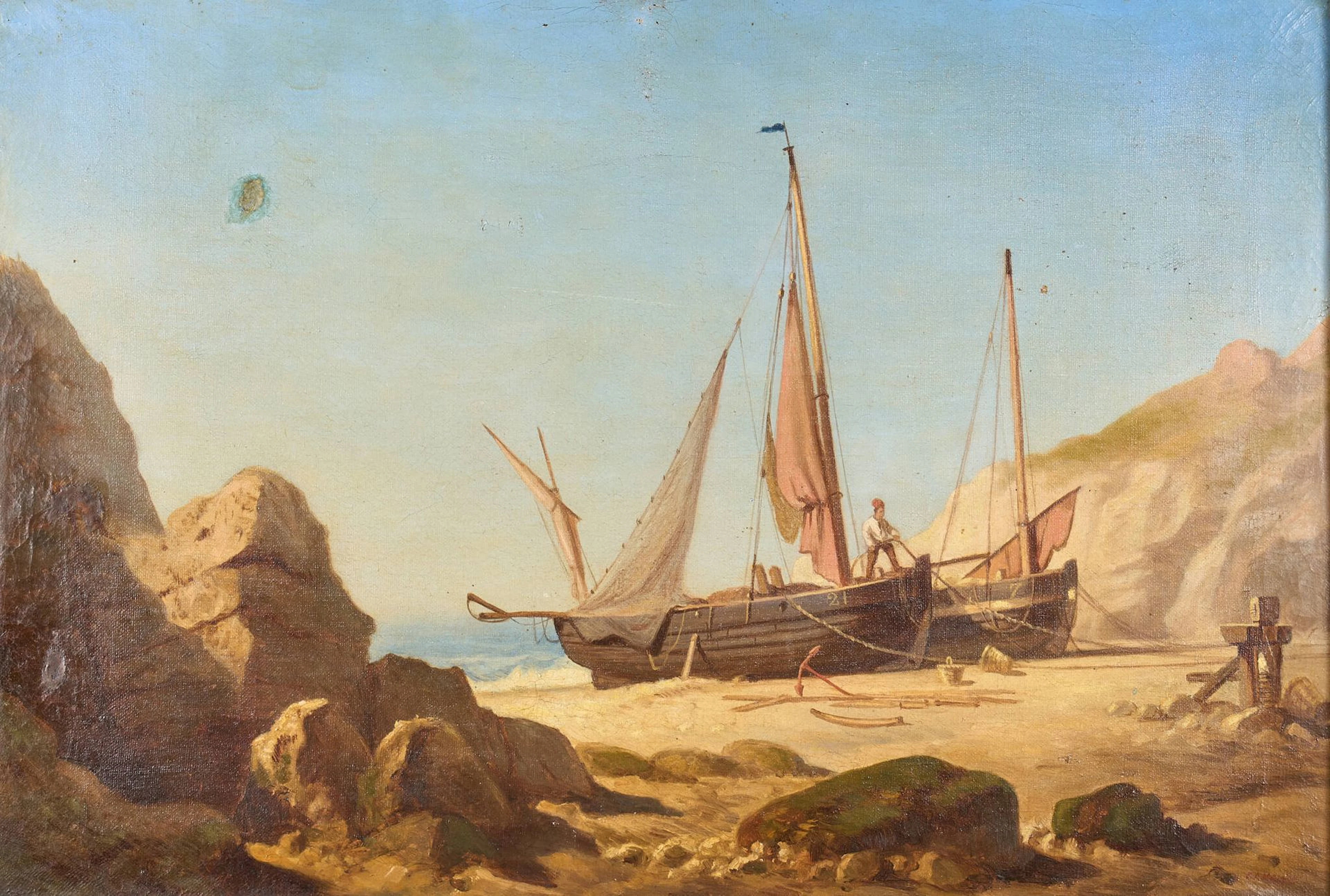 19th-century SCHOOL, in the style of Eugène LAMOISSE, - Lot 274