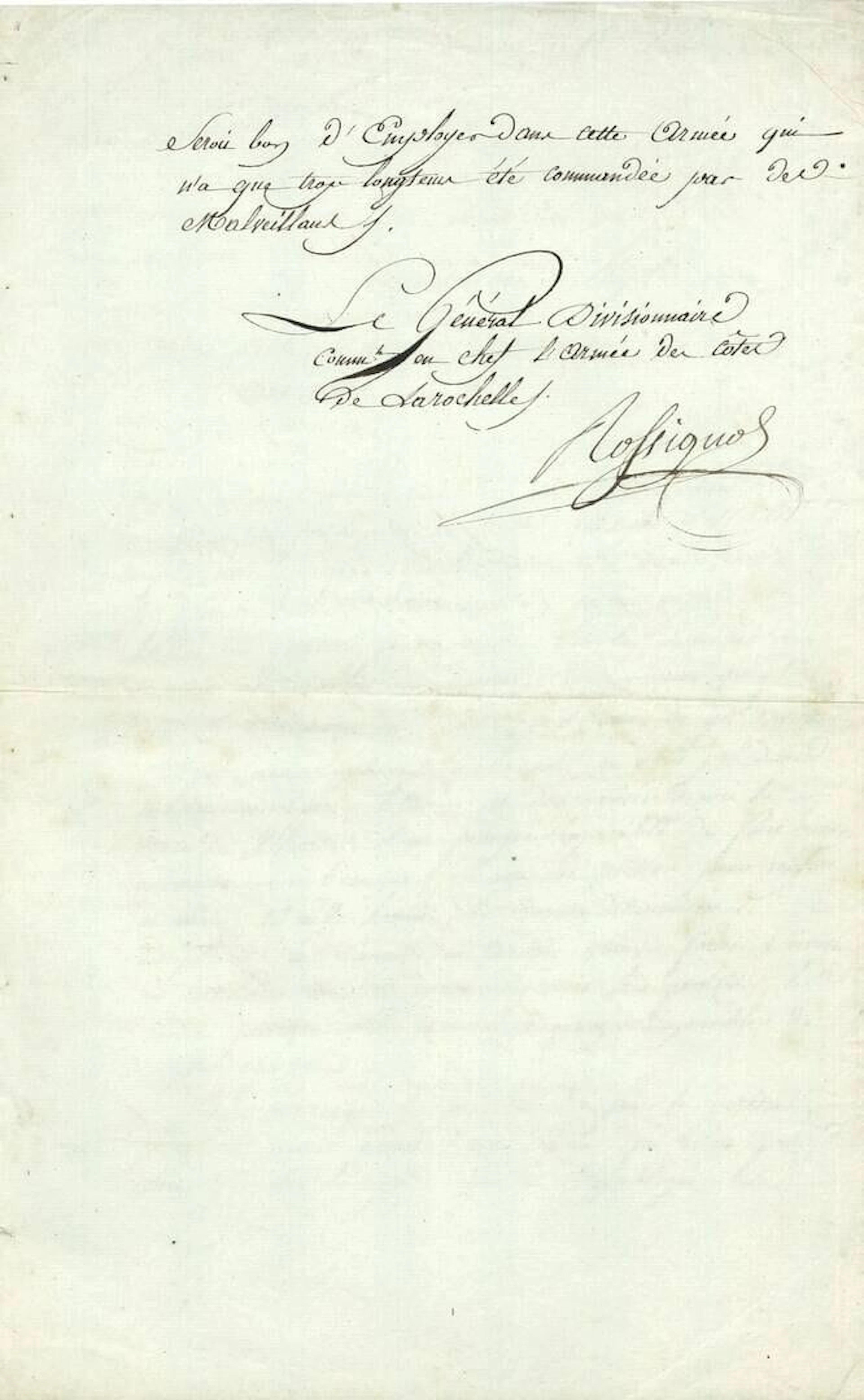 Jean-Antoine ROSSIGNOL (1759-1802) revolutionary leader and - Lot 124