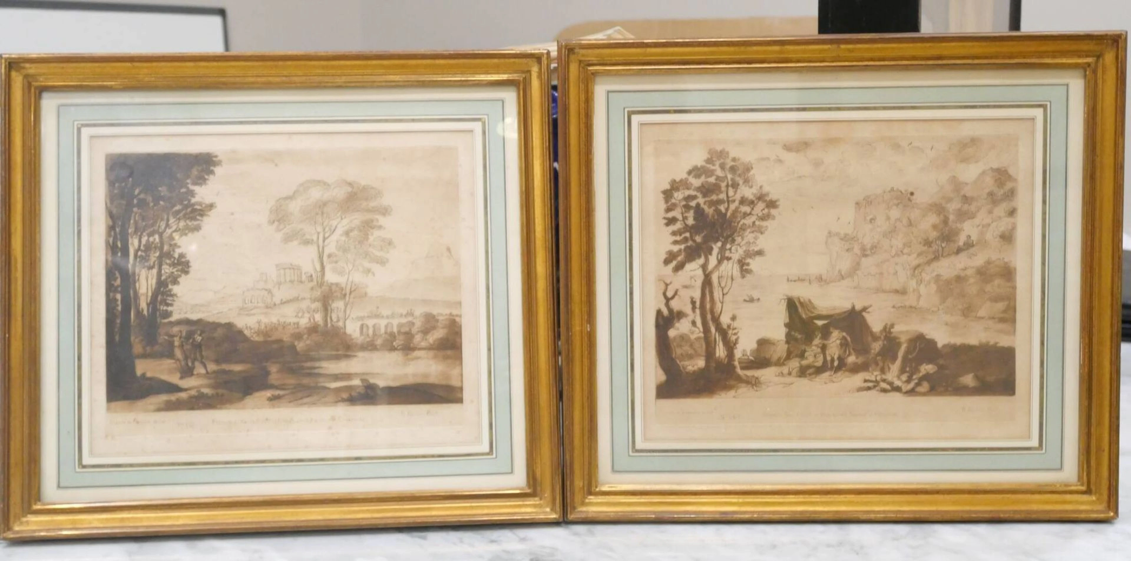 Based on works by Claude GELLEE, known as Le Lorrain, engrav - Lot 549