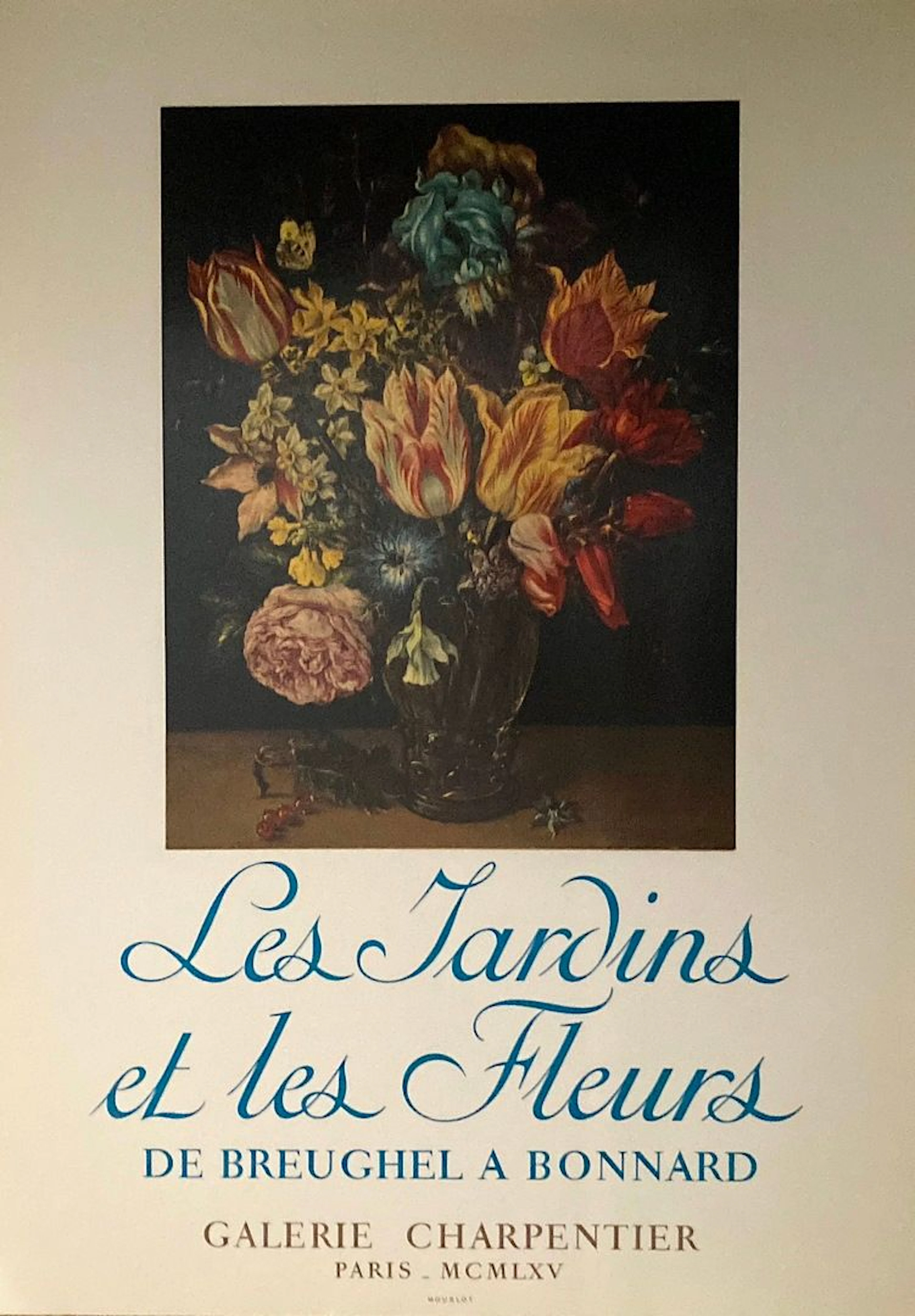 BREUGHEL à BONNARD Affiche originale en lithographie Mourlot 1965, 65 x 48 cm