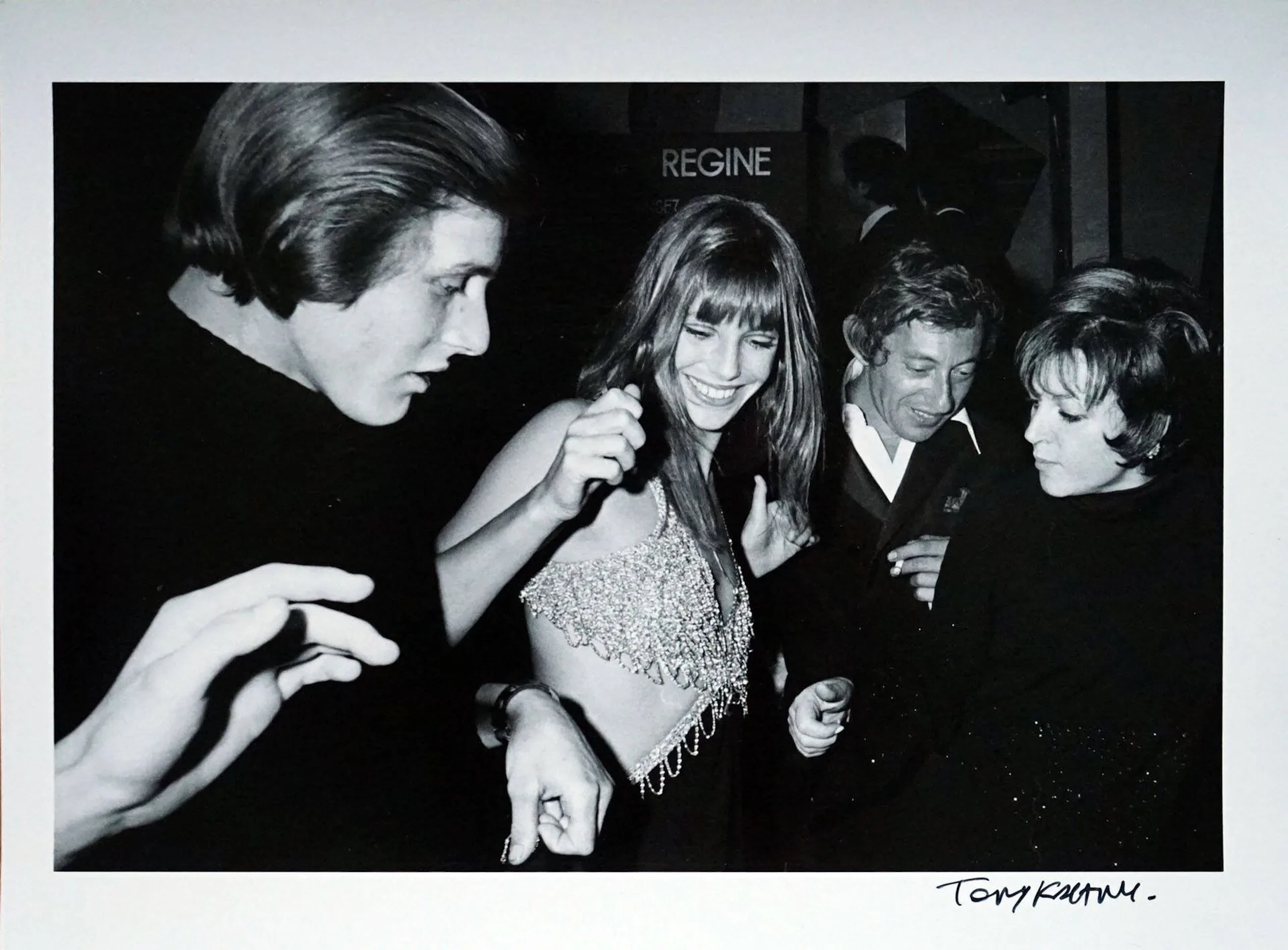 Jane Birkin,Serge Gainsbourg and Régine at Regine's Club - Lot 430