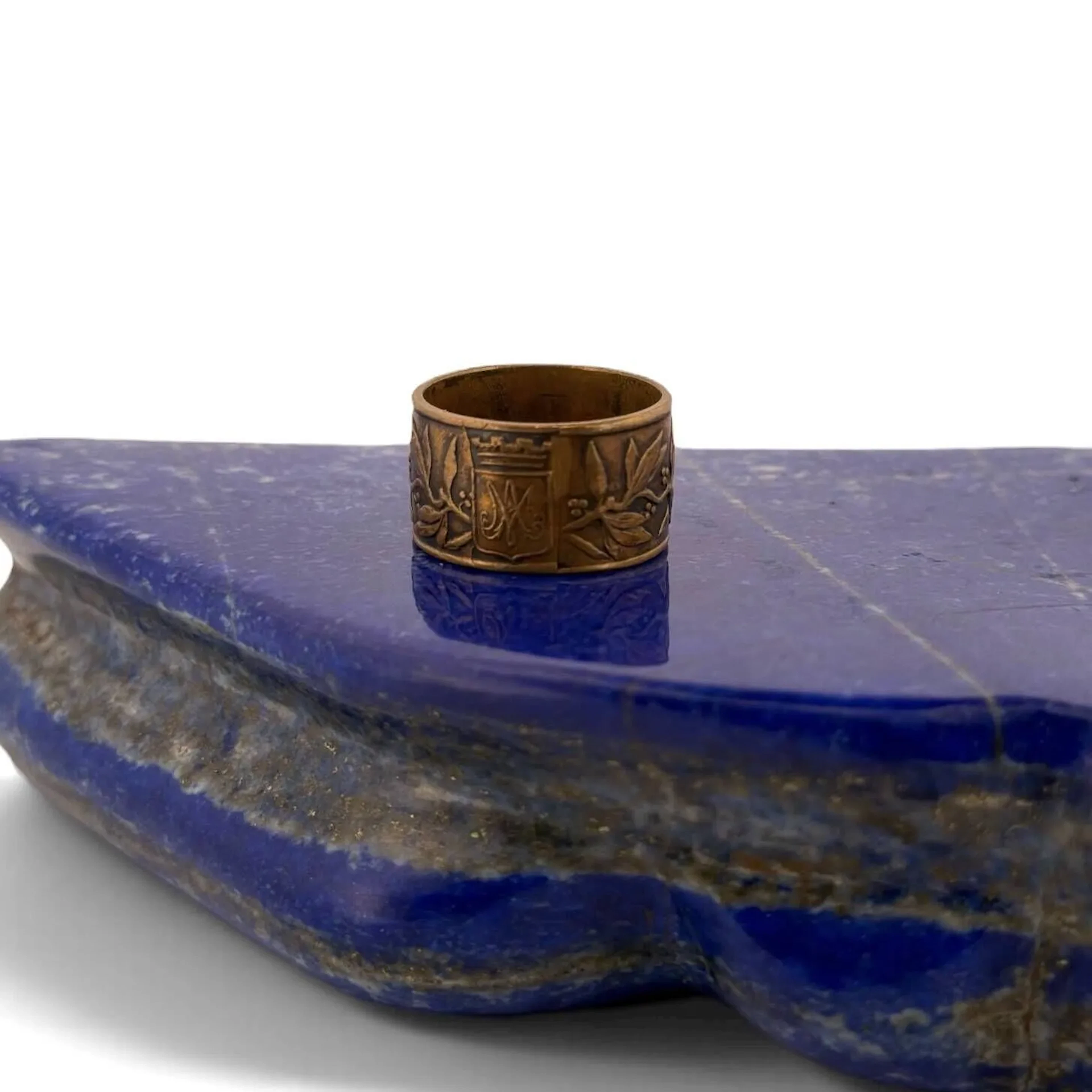 Patriotic ring from the Siege of Paris (1870–1871), made of - Lot 110