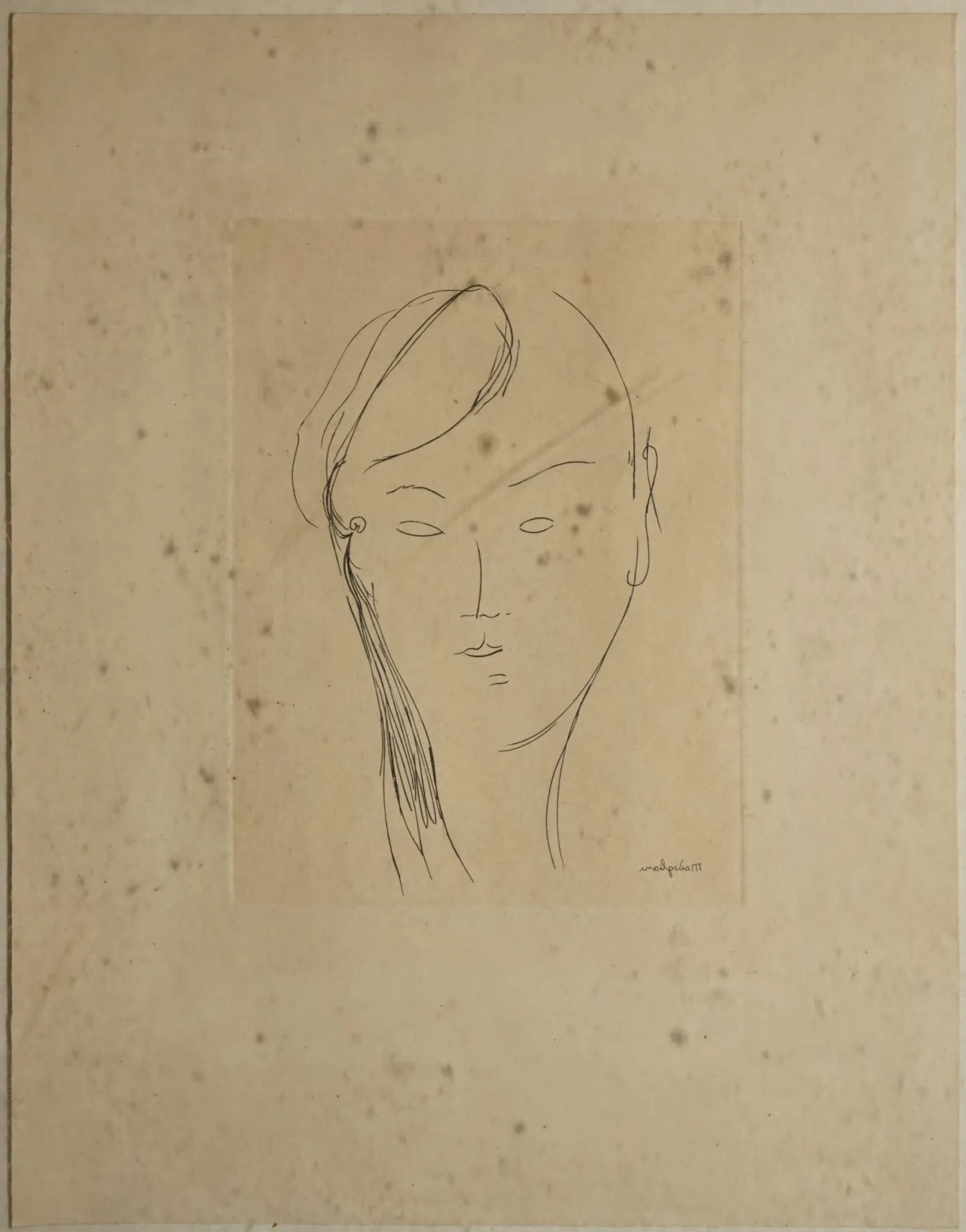 MODIGLIANI Amédéo, 1884-1920, - Lot 295