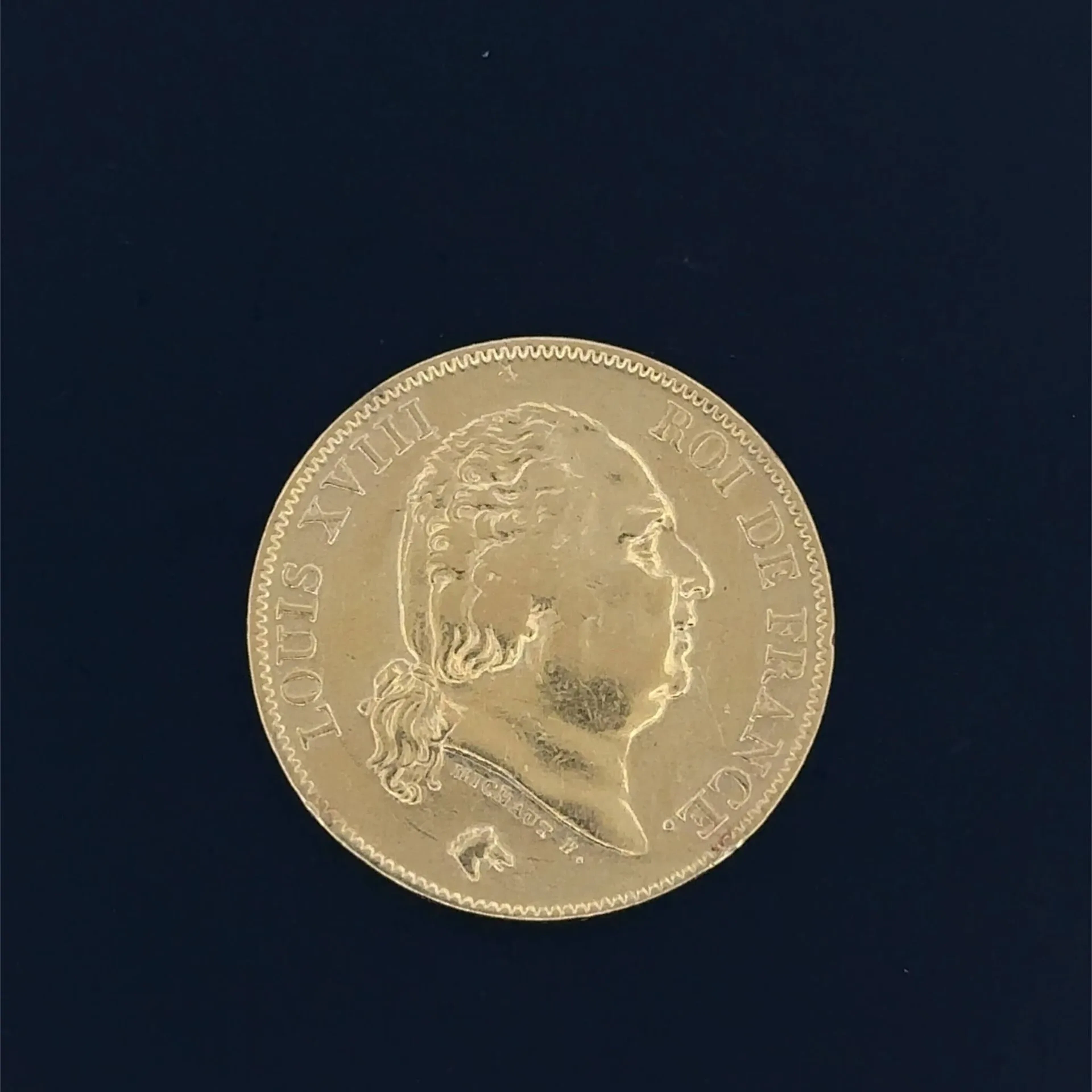 Louis XVIII – 40 gold francs, 1817 A. - Lot 46