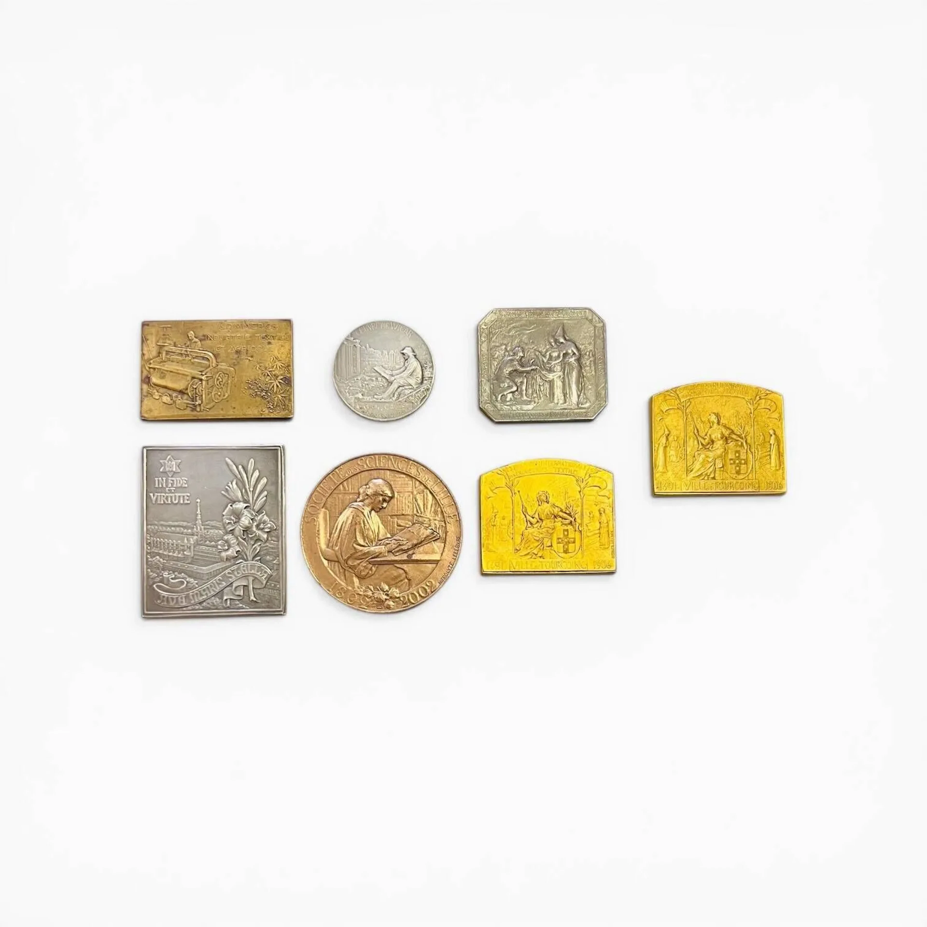 NORD (59) - Seven table medals - Lot 49