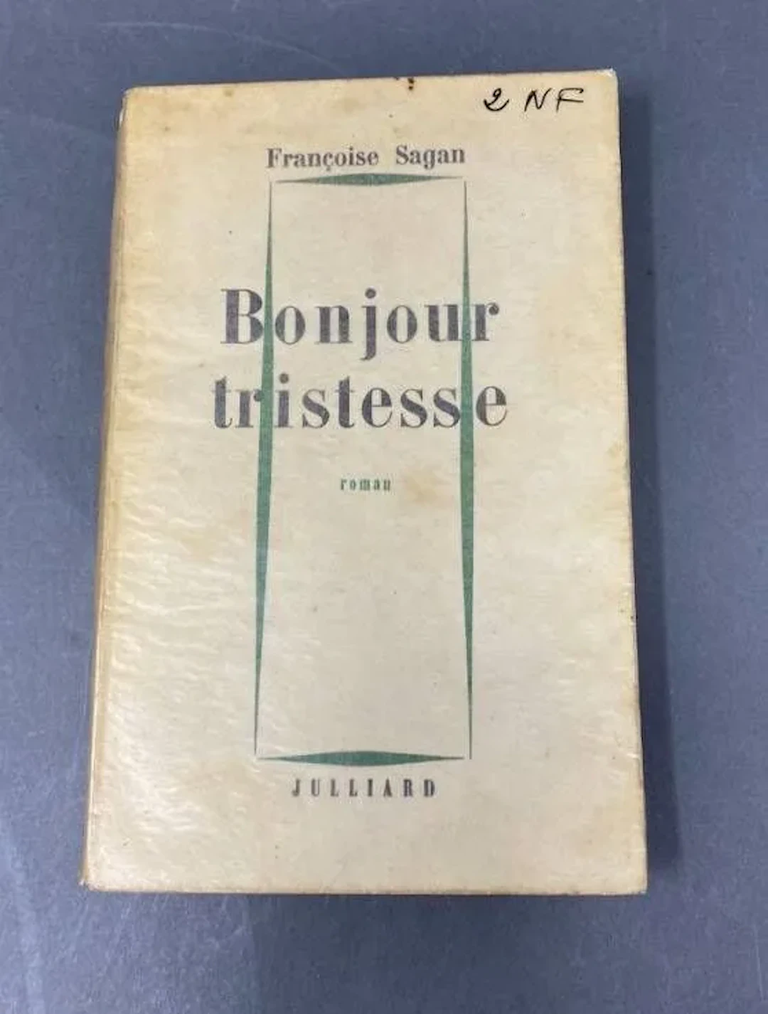 SAGAN Françoise Bonjour Tristesse Editions René Julliard, 30 - Lot 492