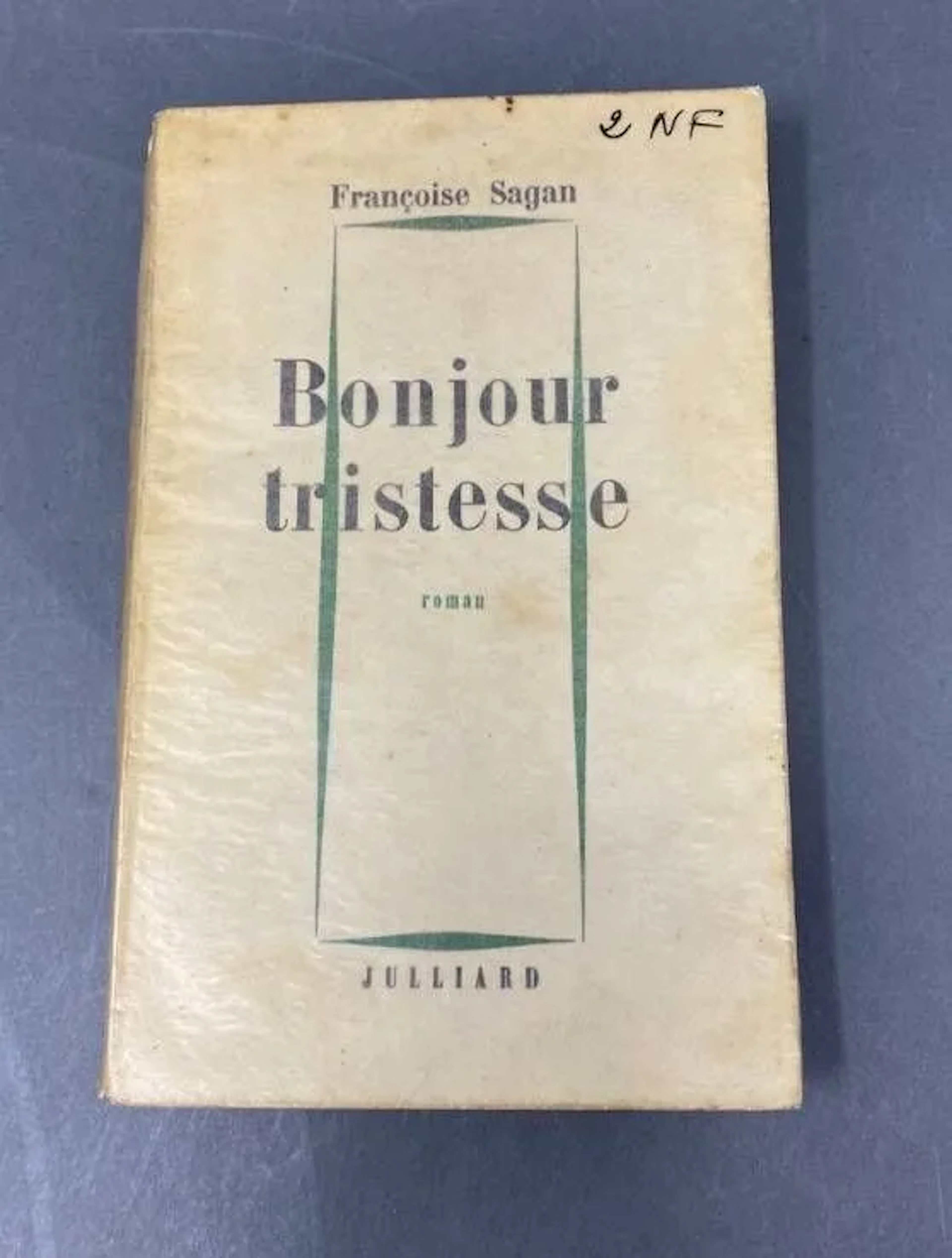 SAGAN Françoise Bonjour Tristesse Editions René Julliard, 30 - Lot 492