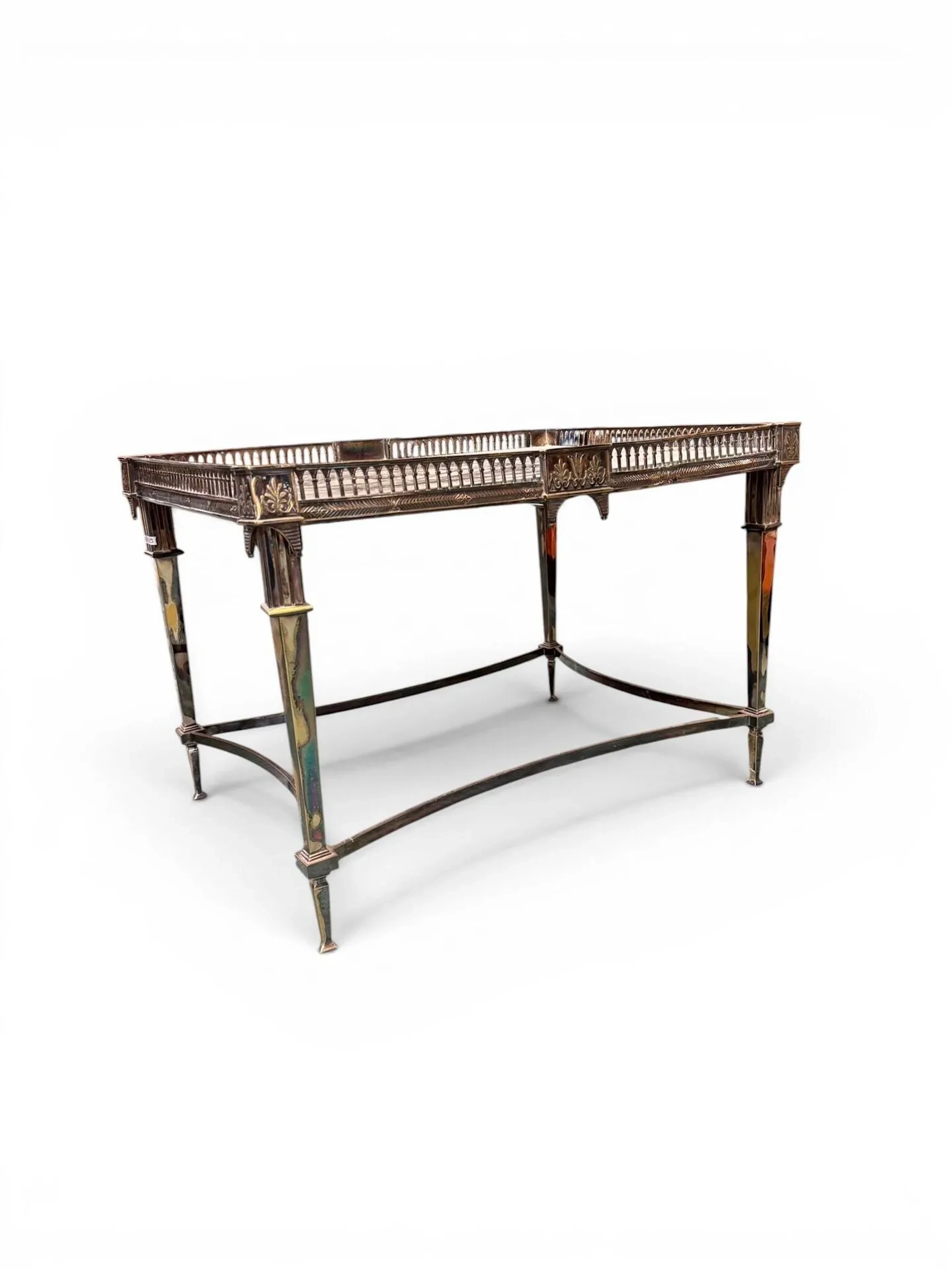 Rectangular coffee table in the neoclassical style of the Ja - Lot 549