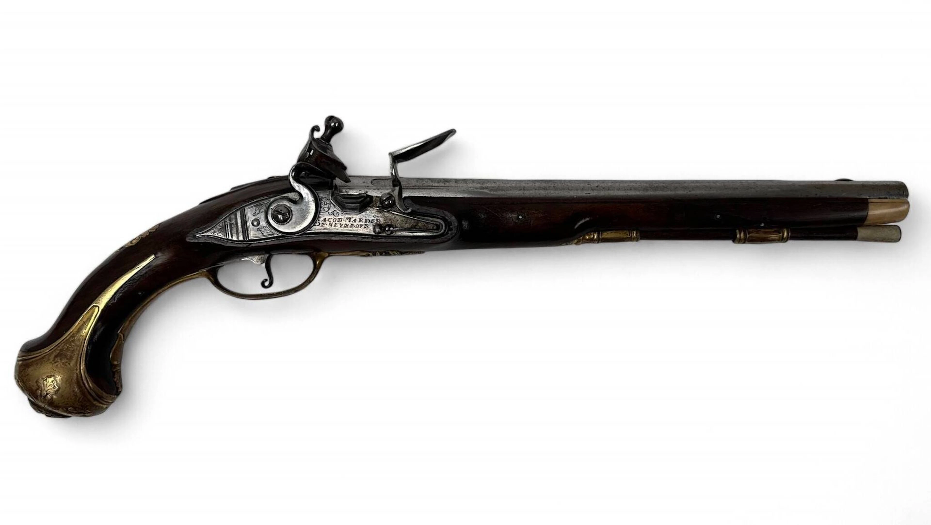 Flintlock pommel pistol, Louis XIV. - Lot 45
