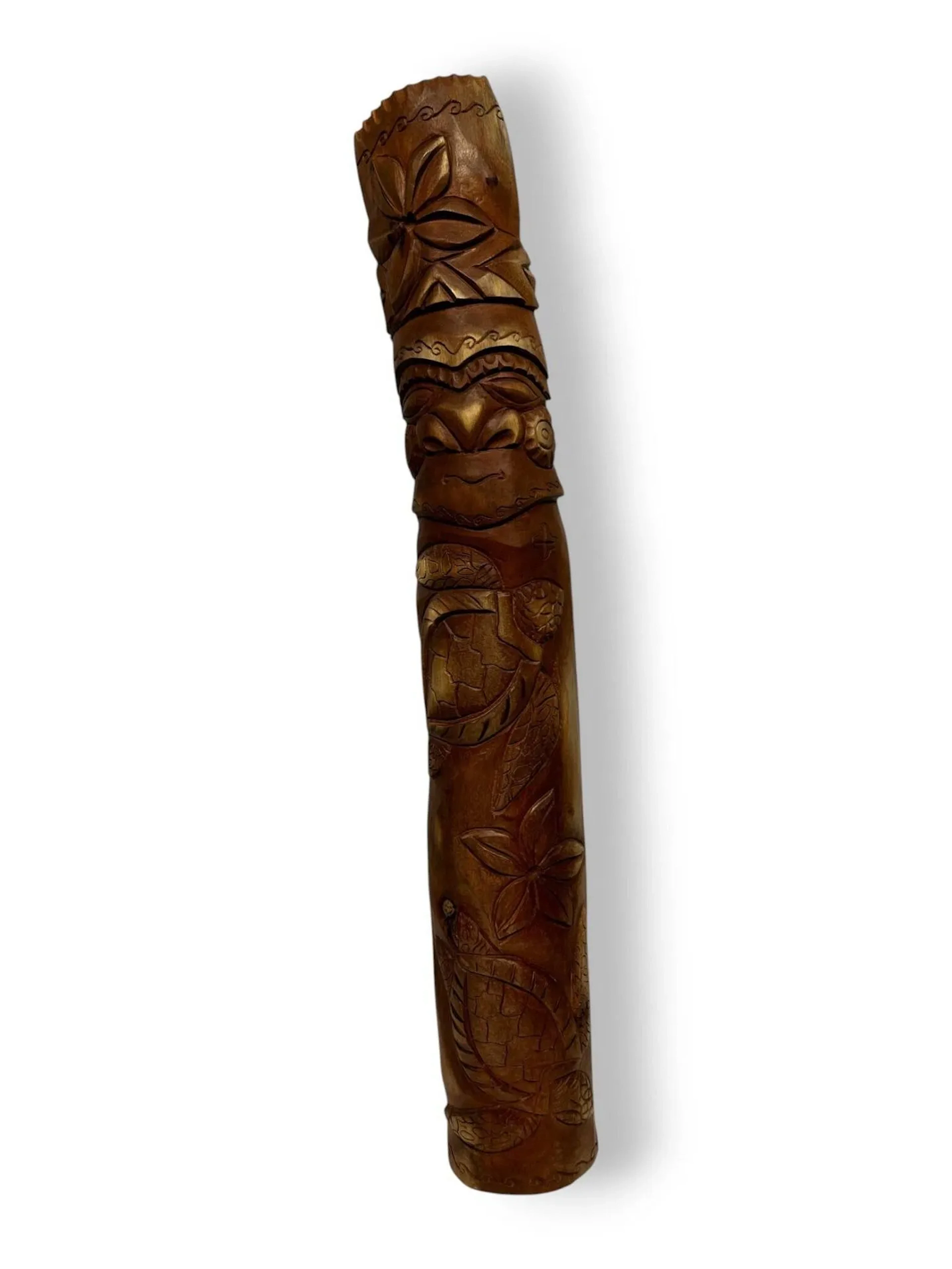 TIAOU Marjorie, Tribal-Cut (XXI), 'La femme et la beauté ', Sculpture de chambranle en bois de Gaïac, Signée, datée et située au dos, H. 80 cm