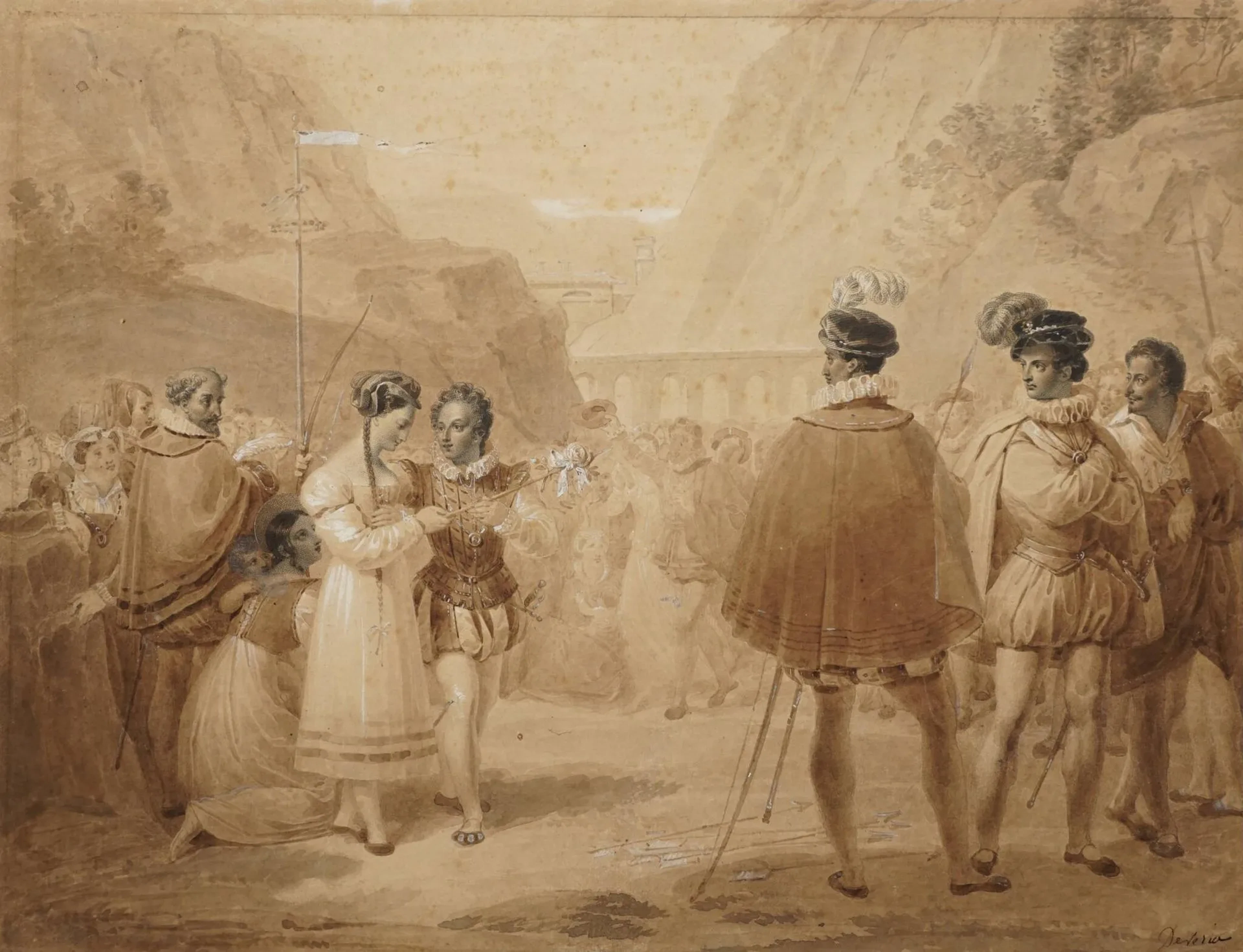 DEVÉRIA Eugène, attributed to, - Lot 266