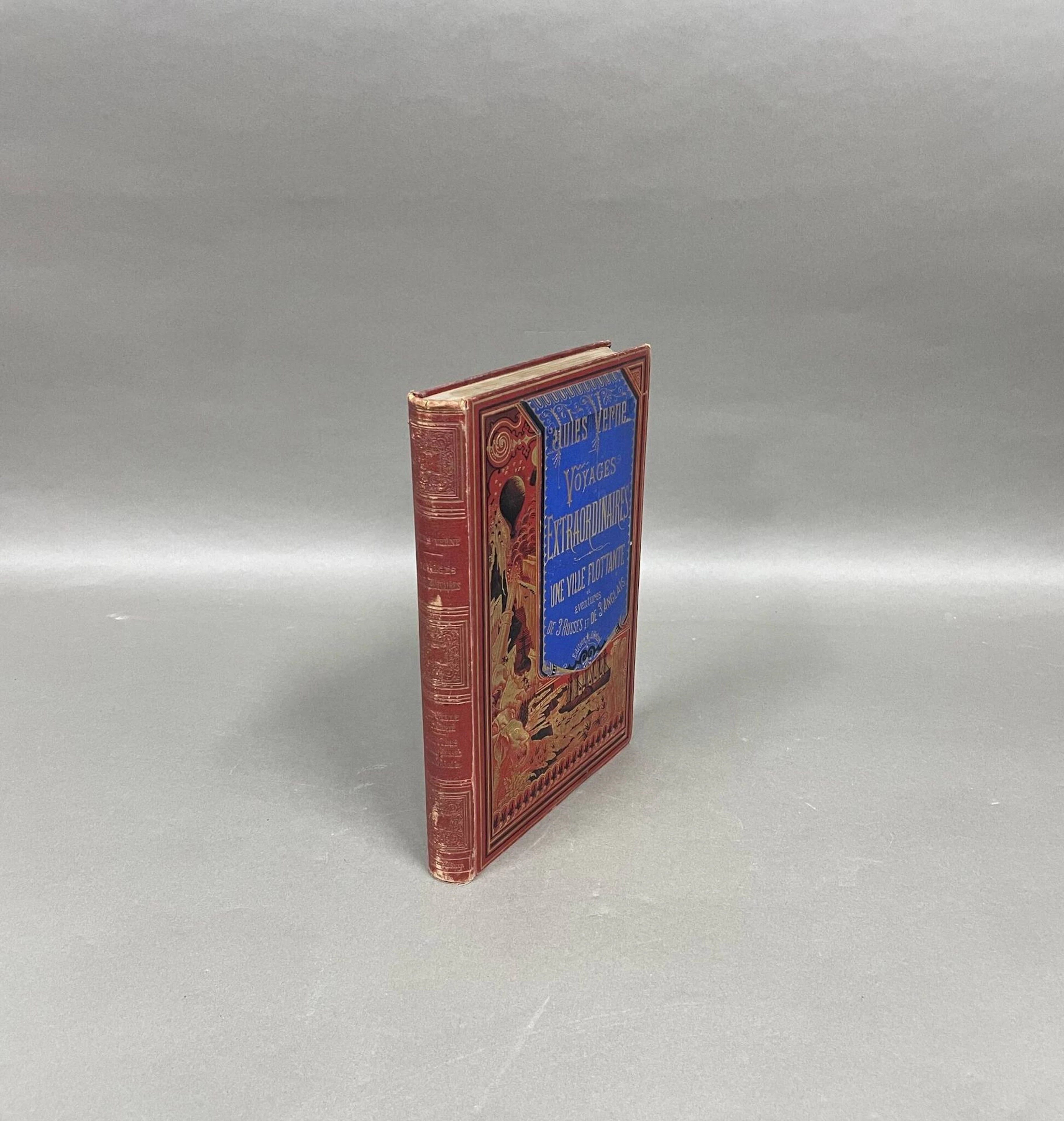 VERNE (Jules). Une ville flottante et aventures de 3 russes - Lot 449
