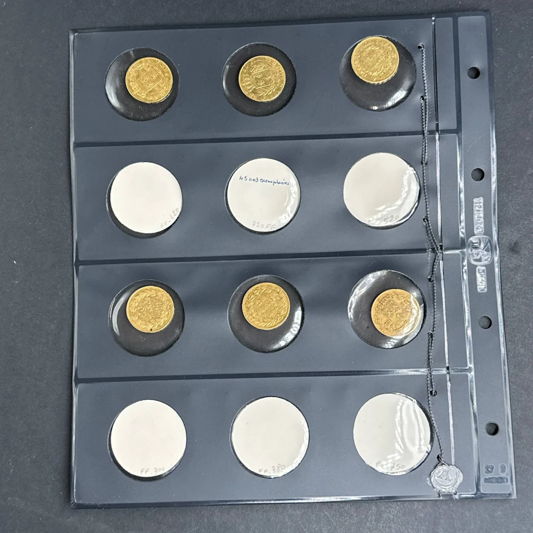 Set of six 20-franc gold coins (900) featuring Napoleon I: 1 - Lot 3