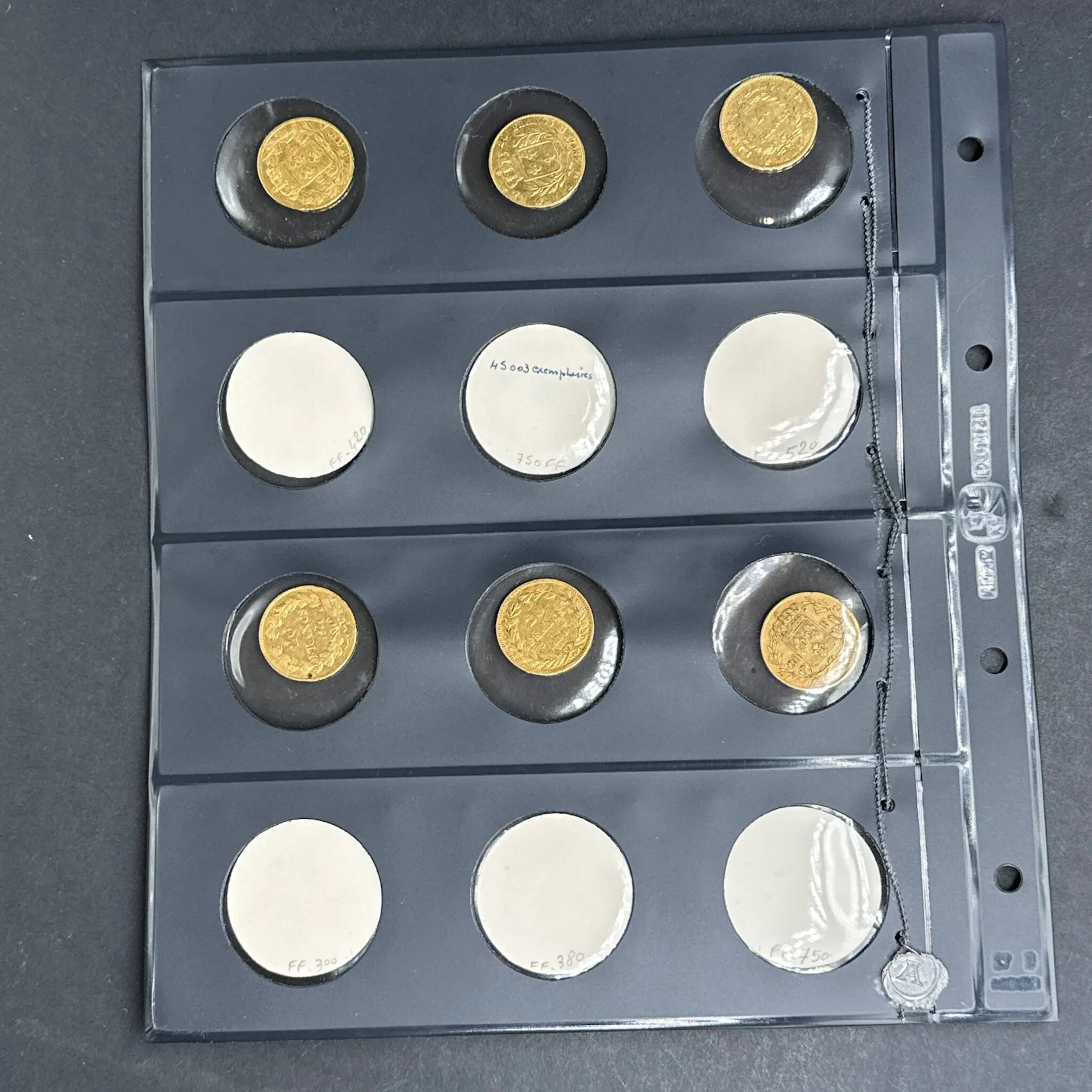Set of six 20-franc gold coins (900) featuring Napoleon I: 1 - Lot 3
