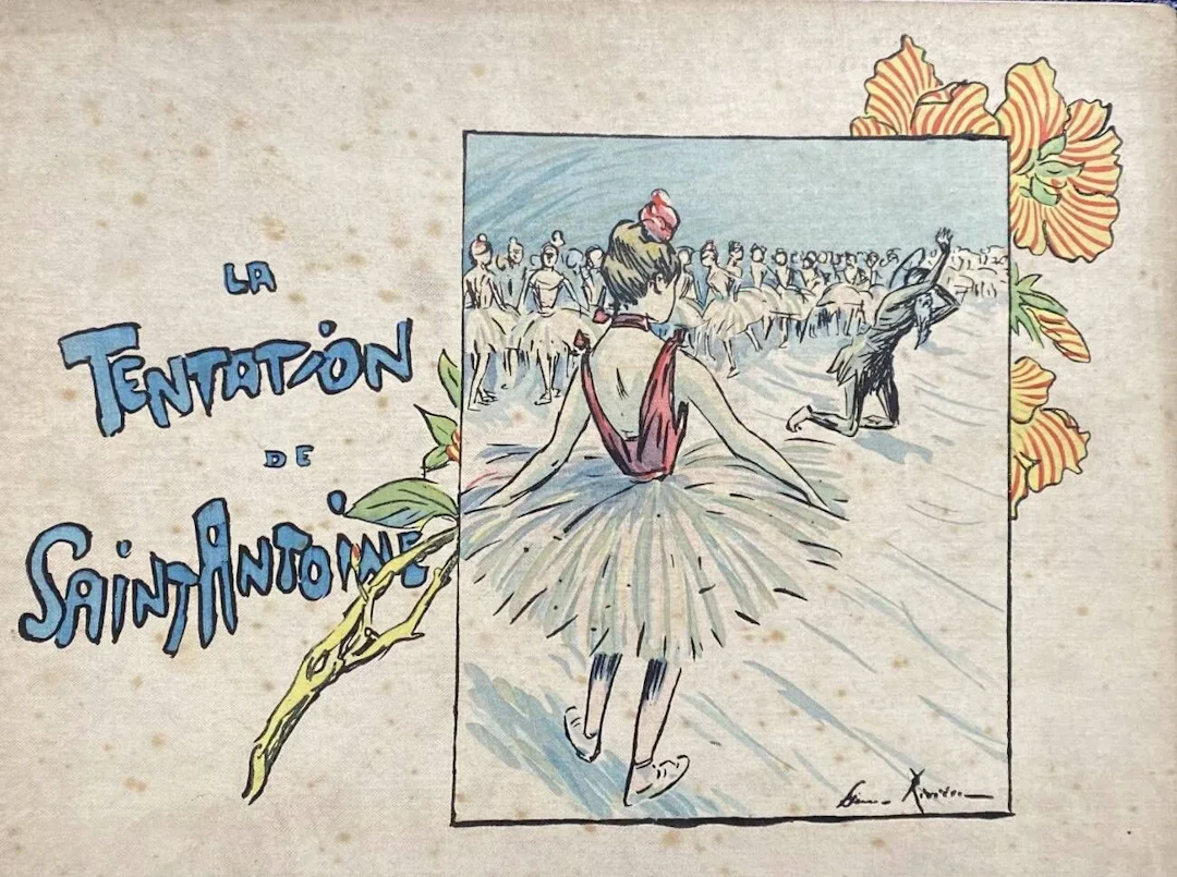 RIVIERE Henri (1864-1951). La tentation de Saint-Antoine. F - Lot 489
