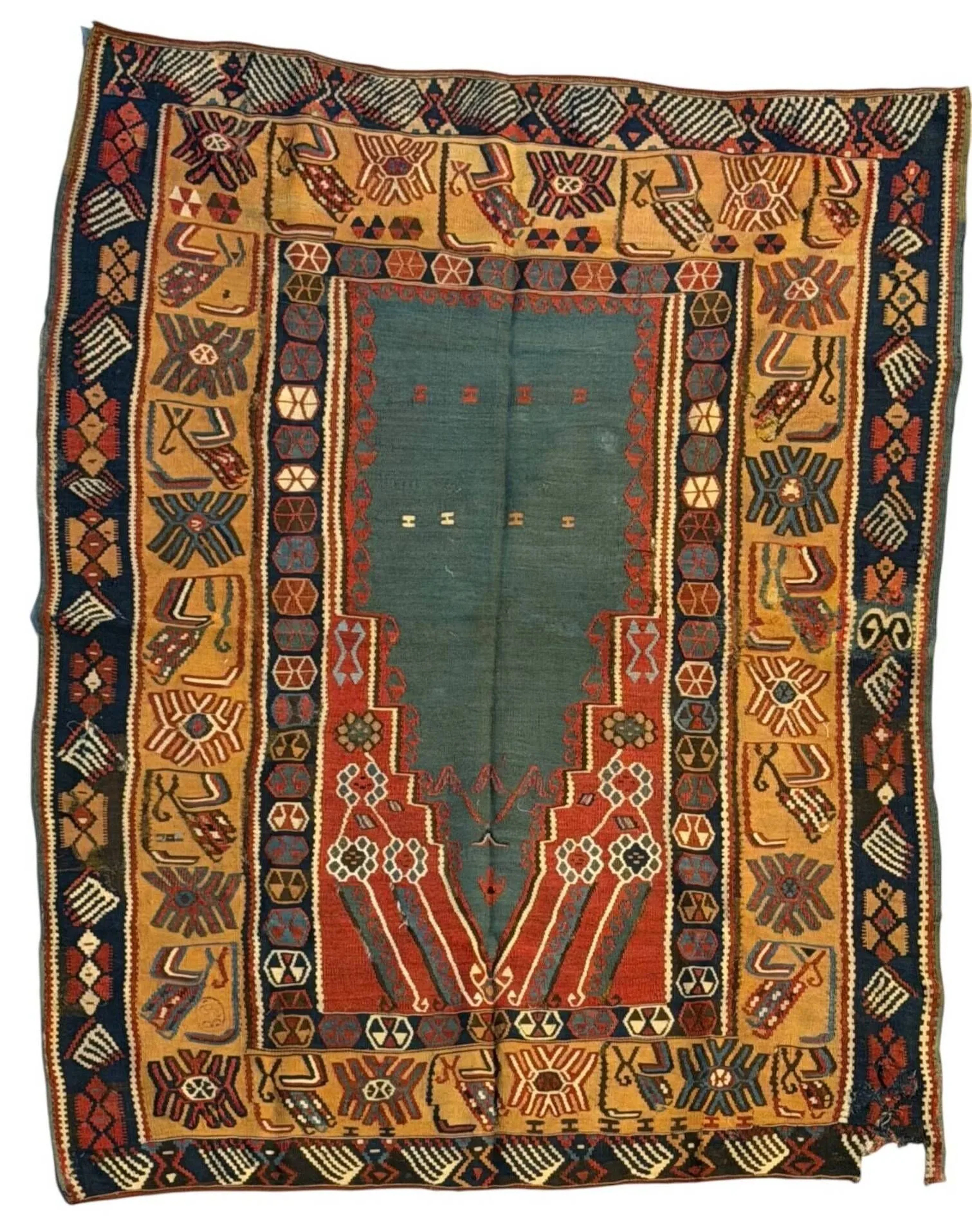 Rare and ancient Magri Kilim - Lot 268