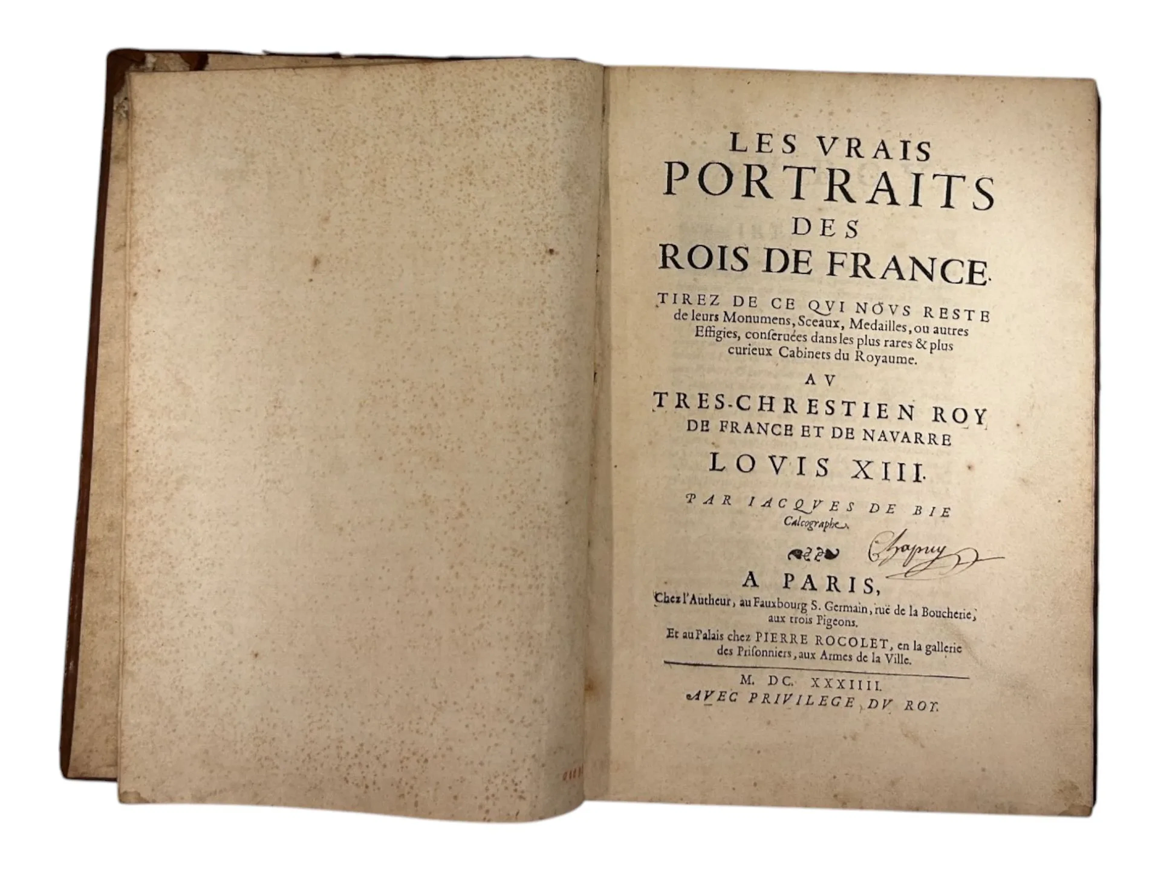 DE BIE (Jacques). The True Portraits of the Kings of France, - Lot 73