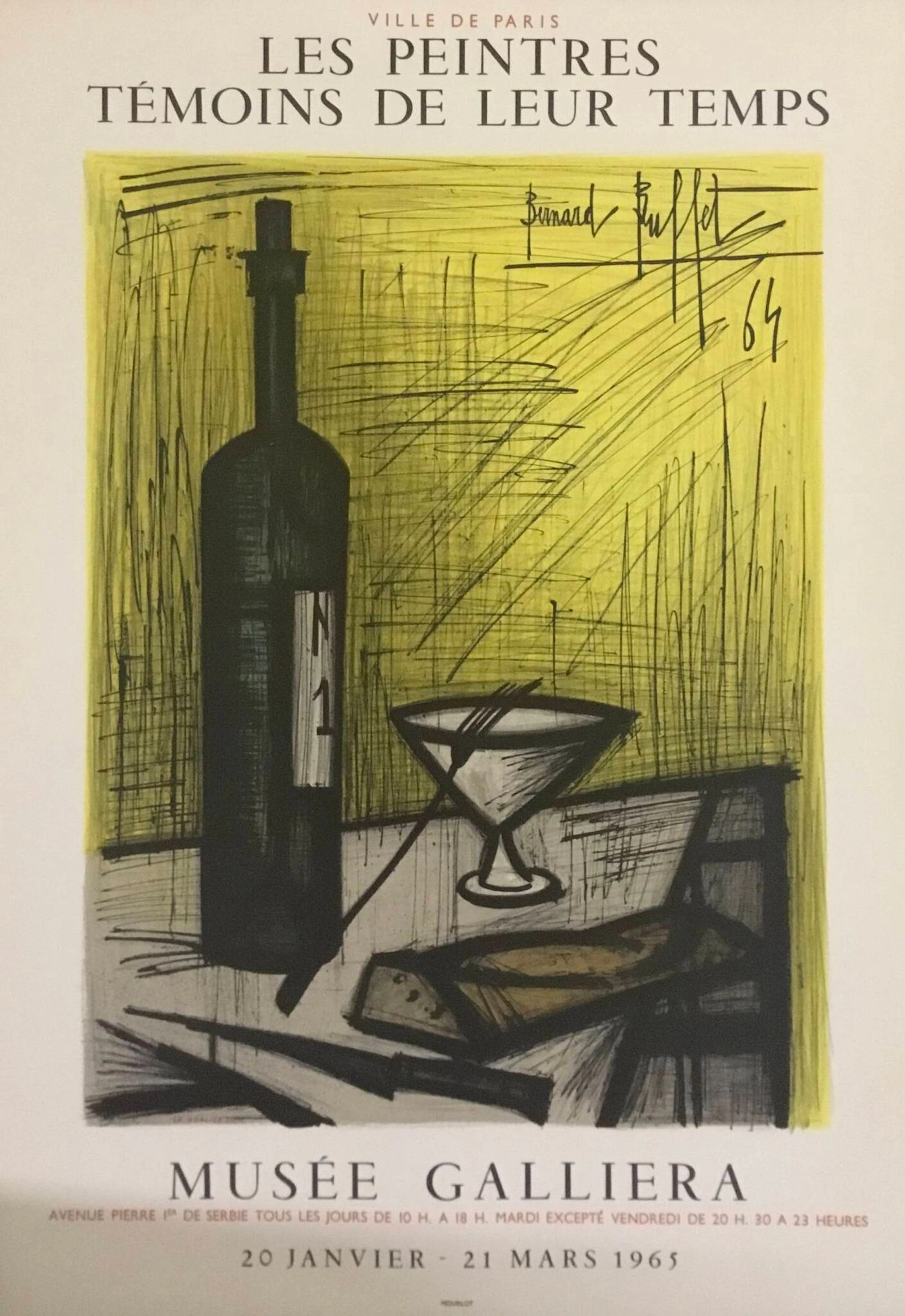 BUFFET, Bernard. Lithographic print; printed by Mourlot, eng - Lot 212