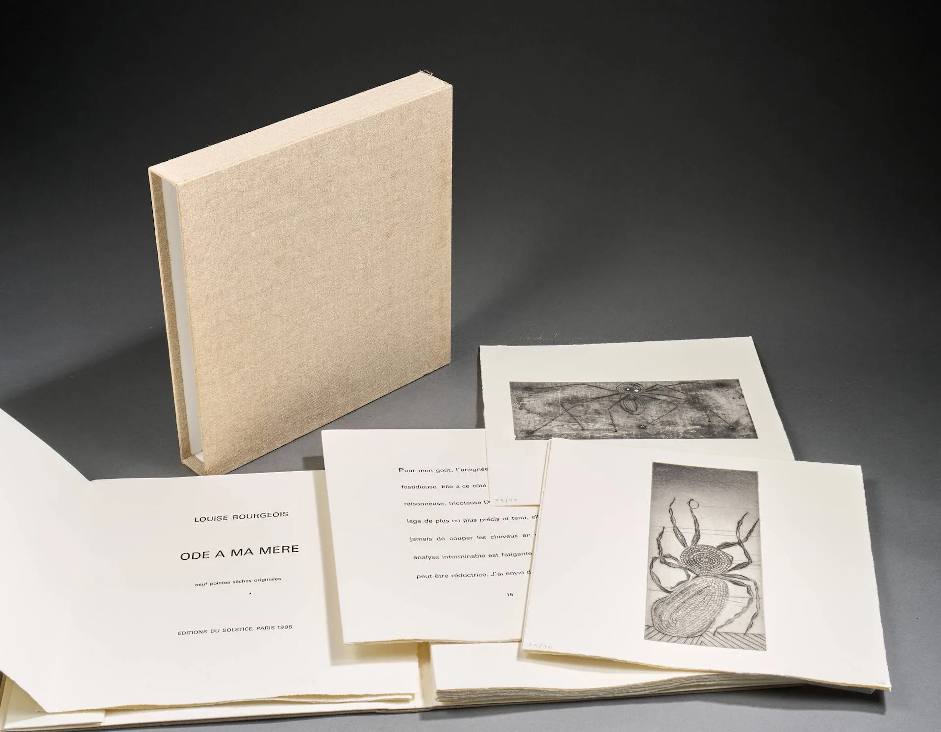 BOURGEOIS (Louise). Ode à ma mère. Paris, les éditions du So - Lot 86