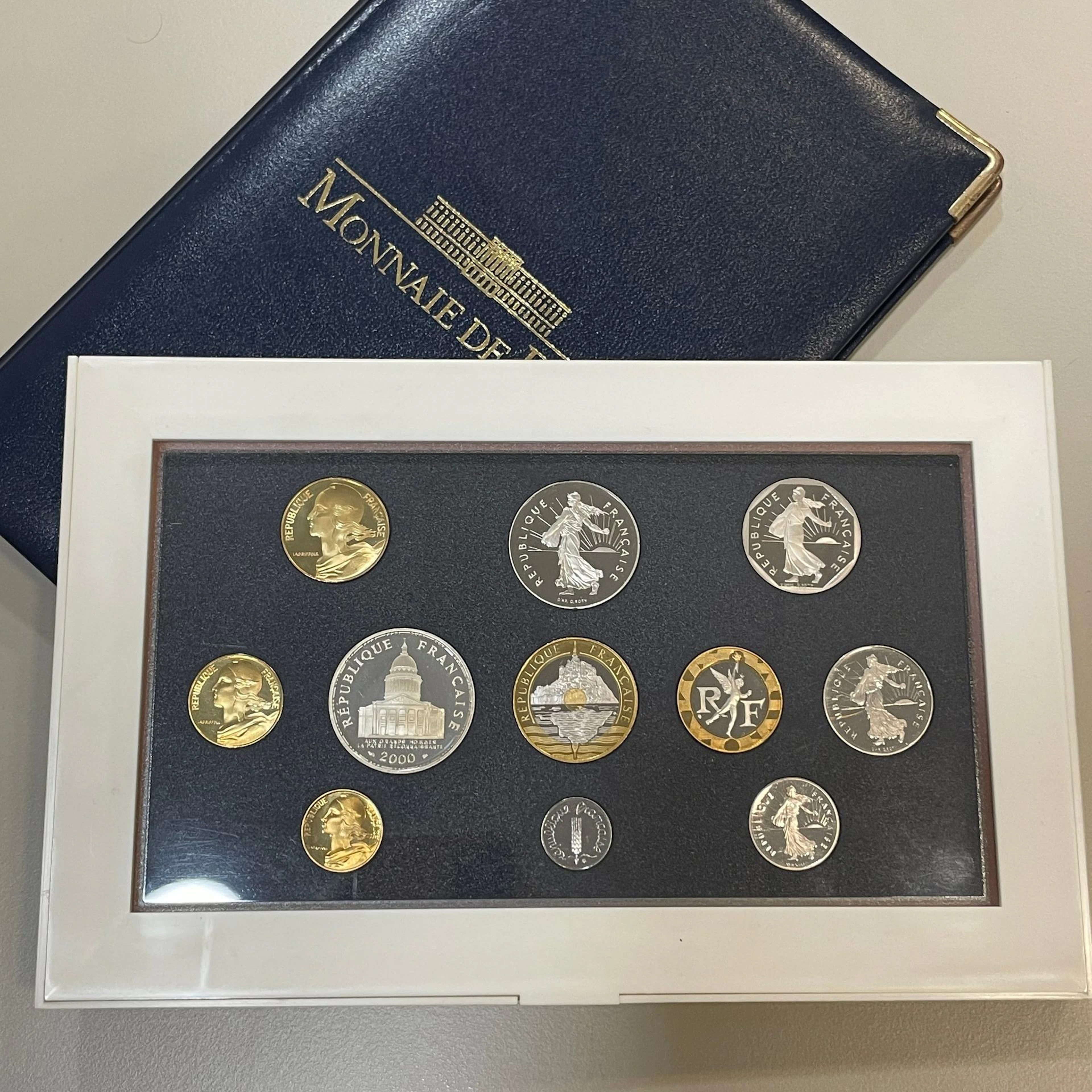 "Monnaie de Paris" Franc Coin Set: - Lot 87