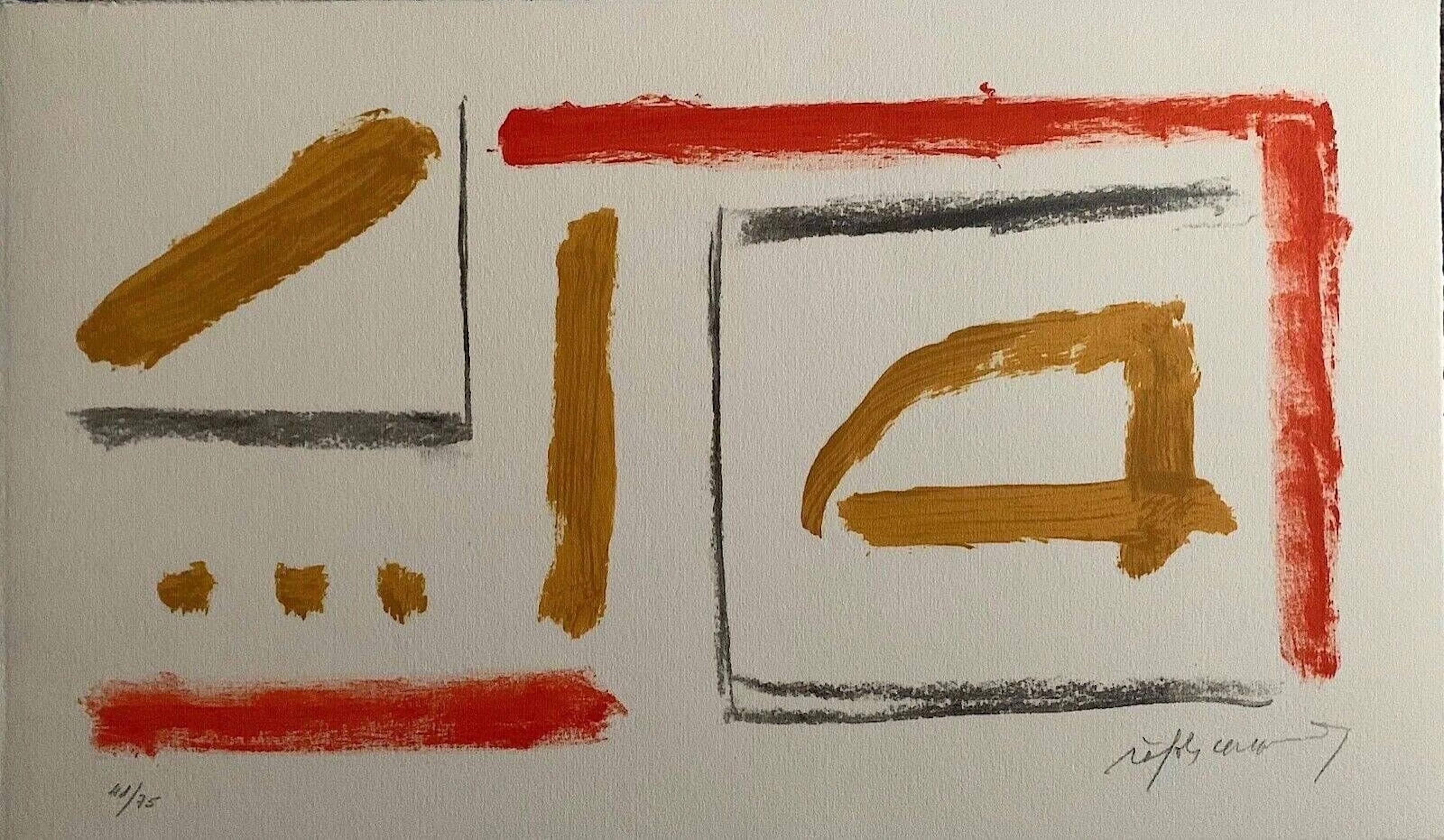 CASAMADA Rafols Albert Original lithograph signed lower righ - Lot 85
