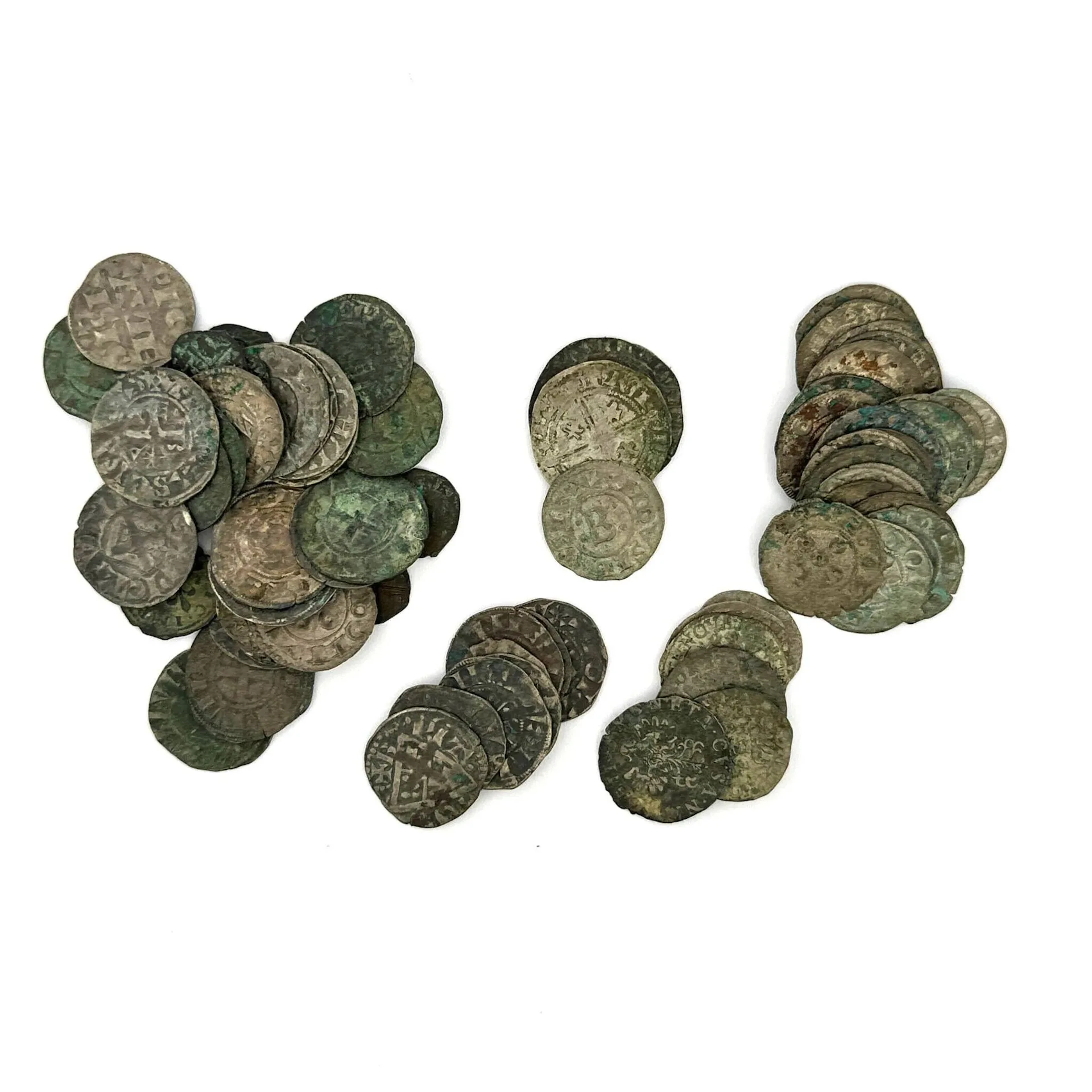 Set of approximately 70 feudal coins in silver and billon fr - Lot 20