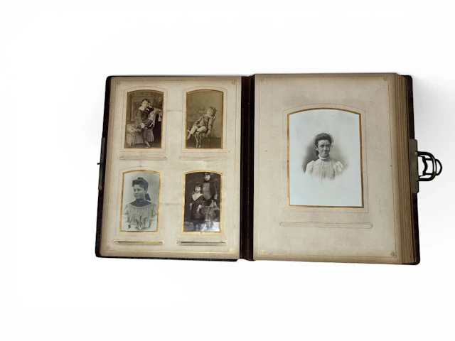 Set of four photographic albums, circa 1860-1900, comprising - Lot 65