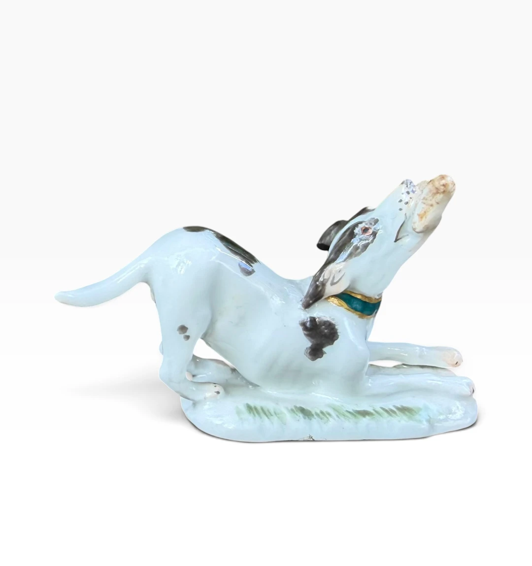 Meissen porcelain dog, c. 1920.