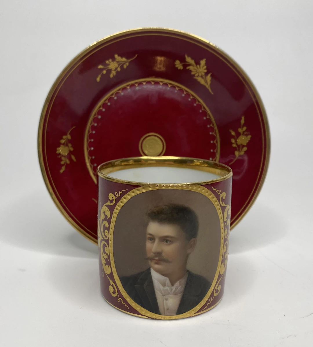 Emperor Charles I of Austria, ‘Vienna’ porcelain cabinet cup, c. 1916.