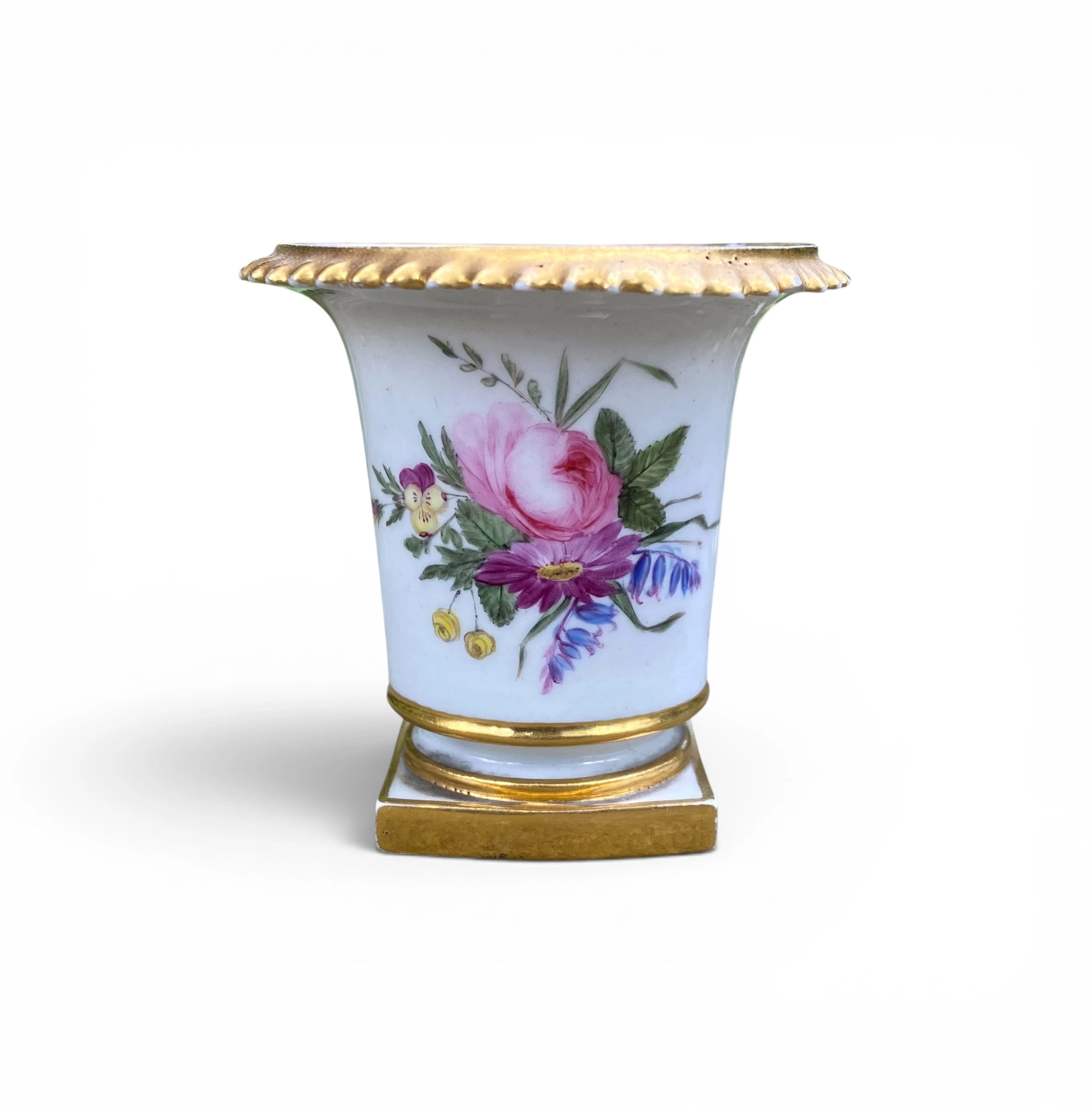 Flight, Barr & Barr Worcester porcelain miniature vase, c. 1815.