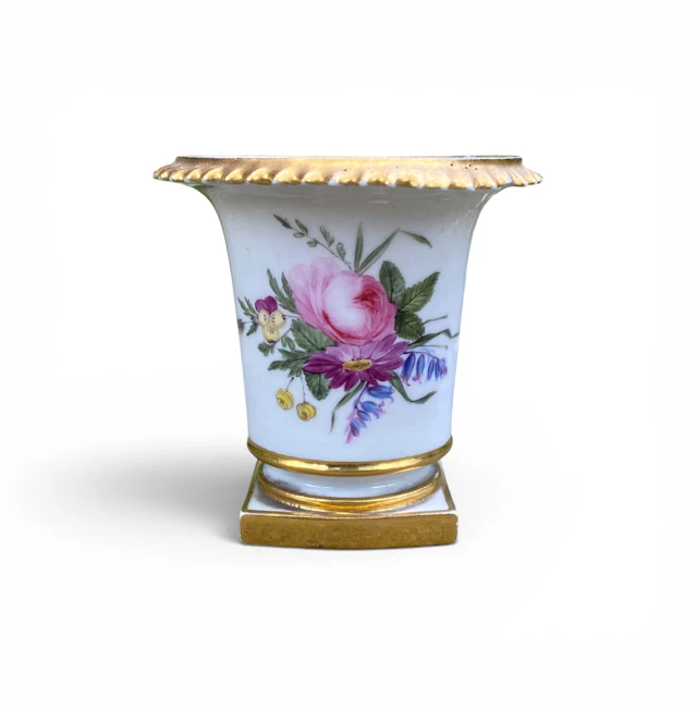 Flight, Barr & Barr Worcester porcelain miniature vase, c. 1815.