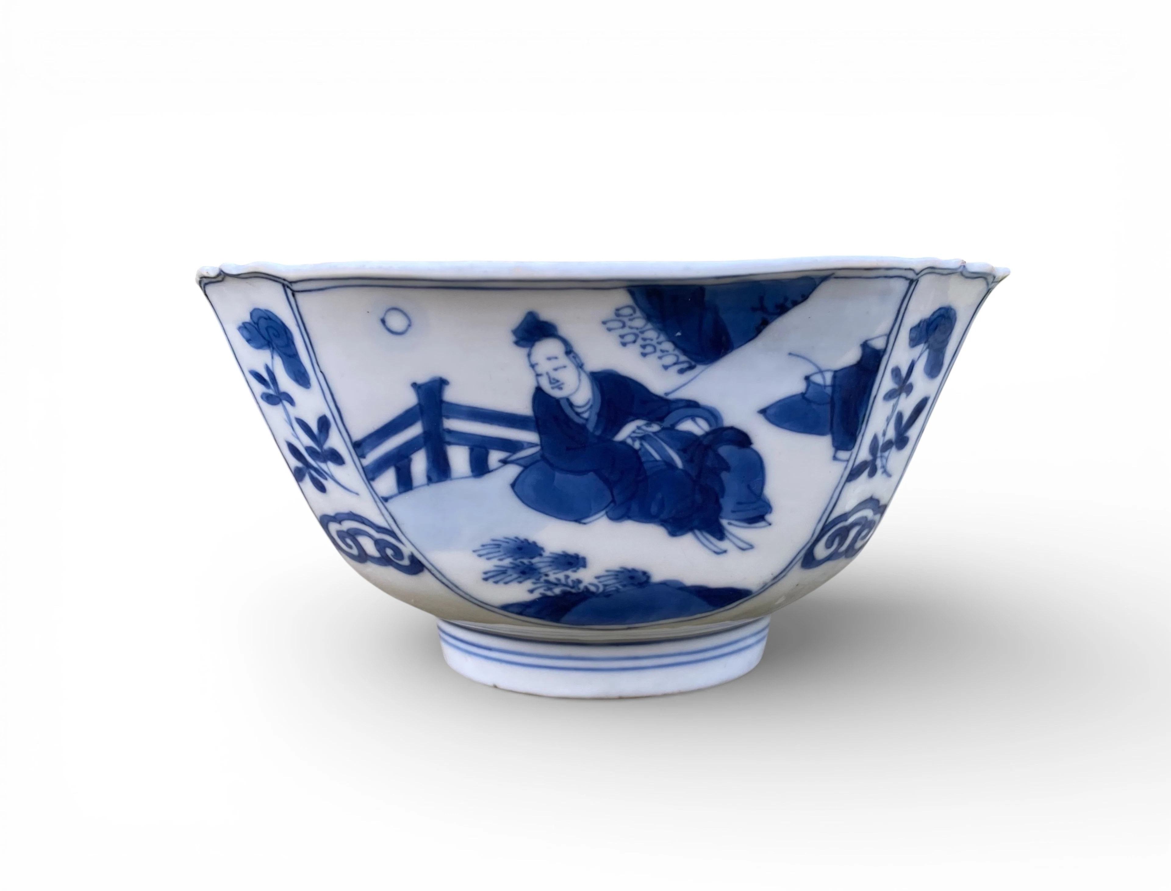 Chinese porcelain bowl, c. 1700. Kangxi mark & Period.