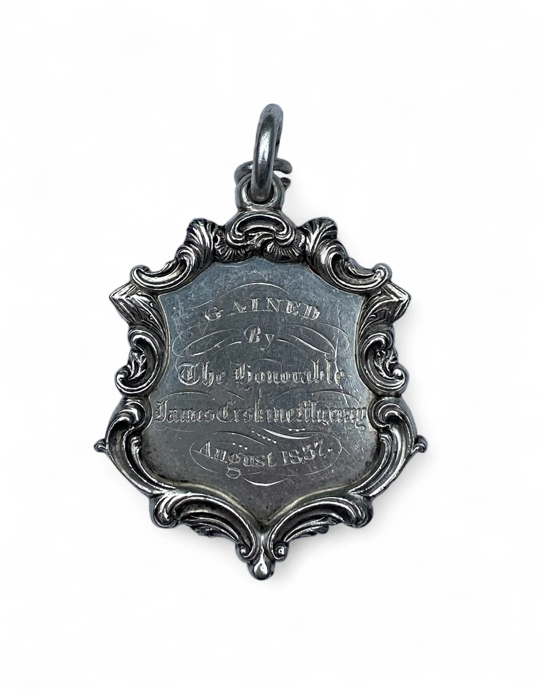 Scottish silver agricultural show medal, Edinburgh, 1837.